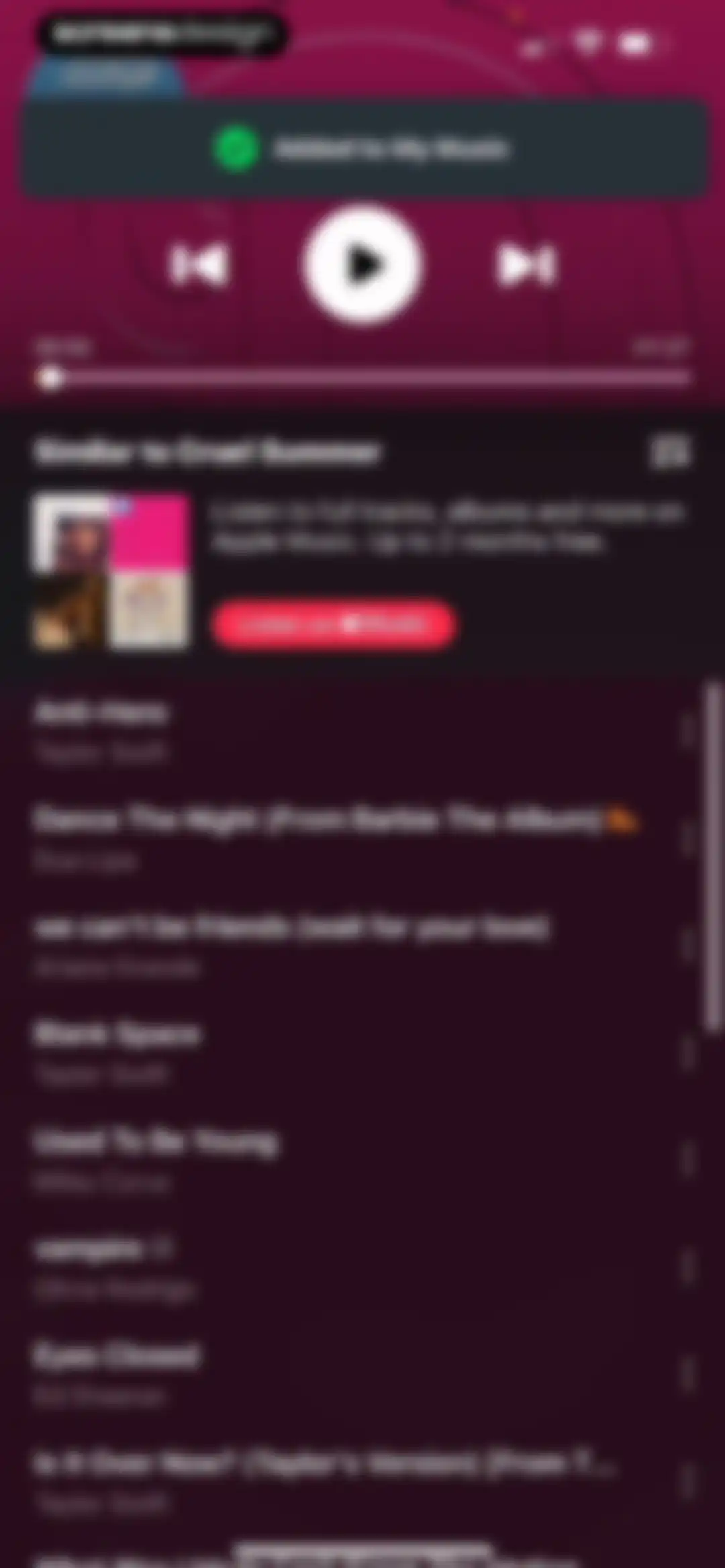 Shazam: Find Music & Concerts screen 68