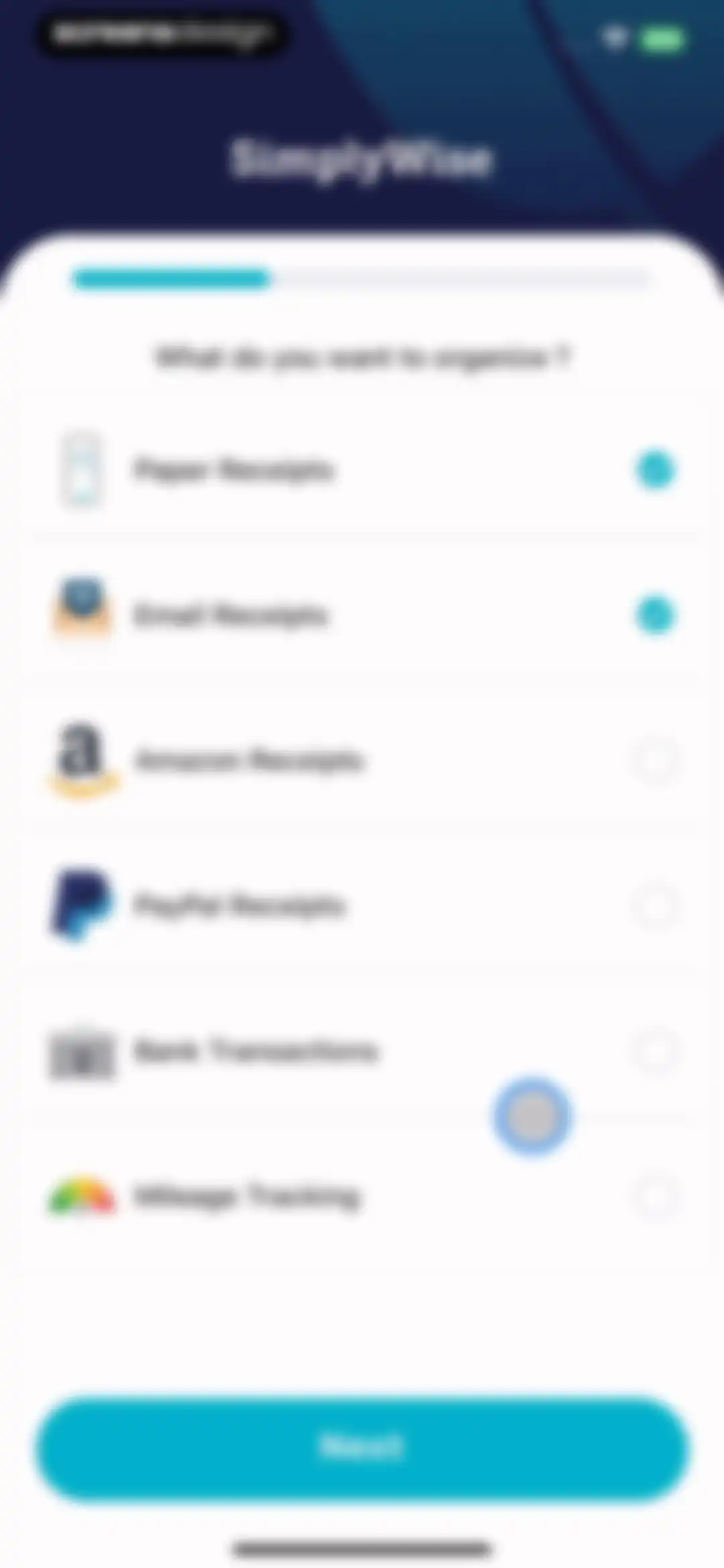 SimplyWise: Receipts, Expenses screen 15