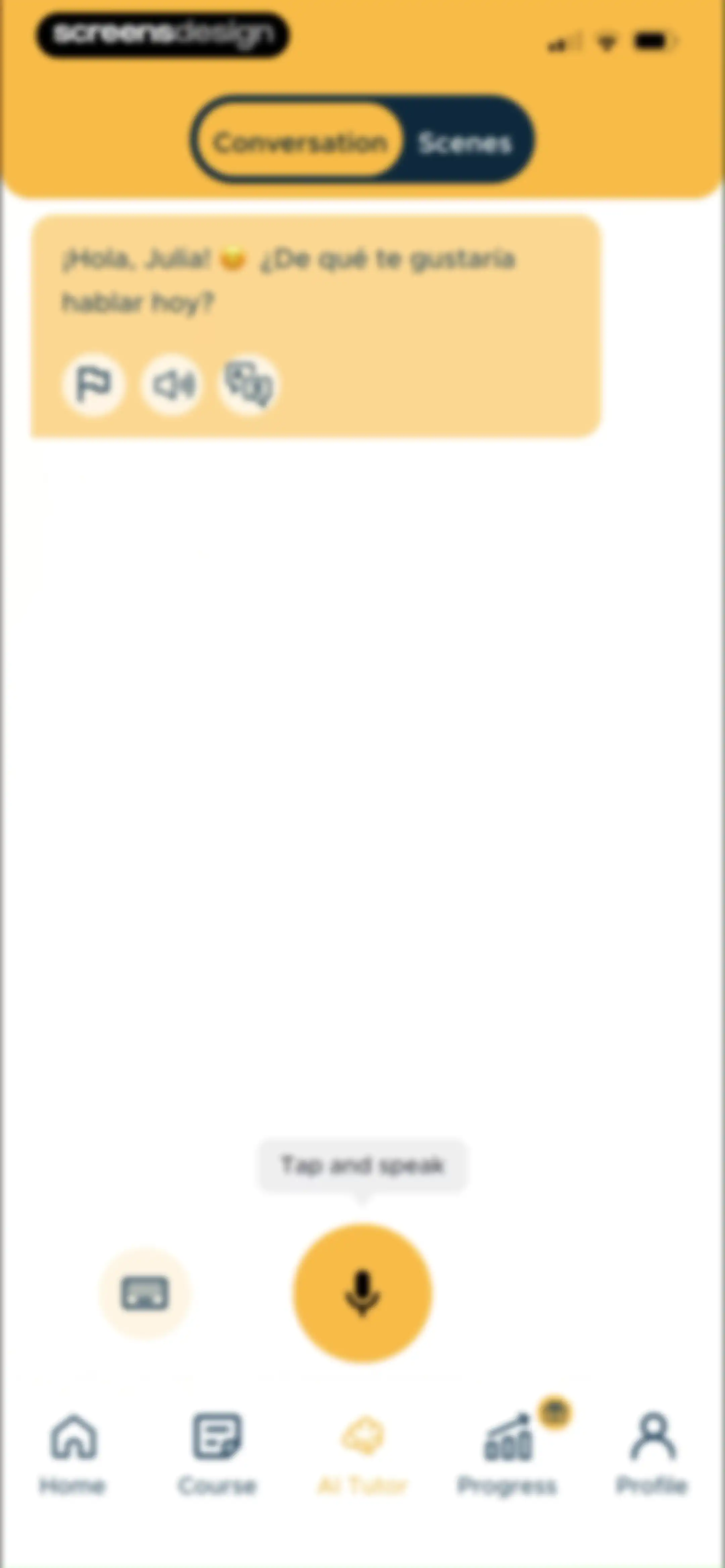 BeeSpeaker Learn English screen 90