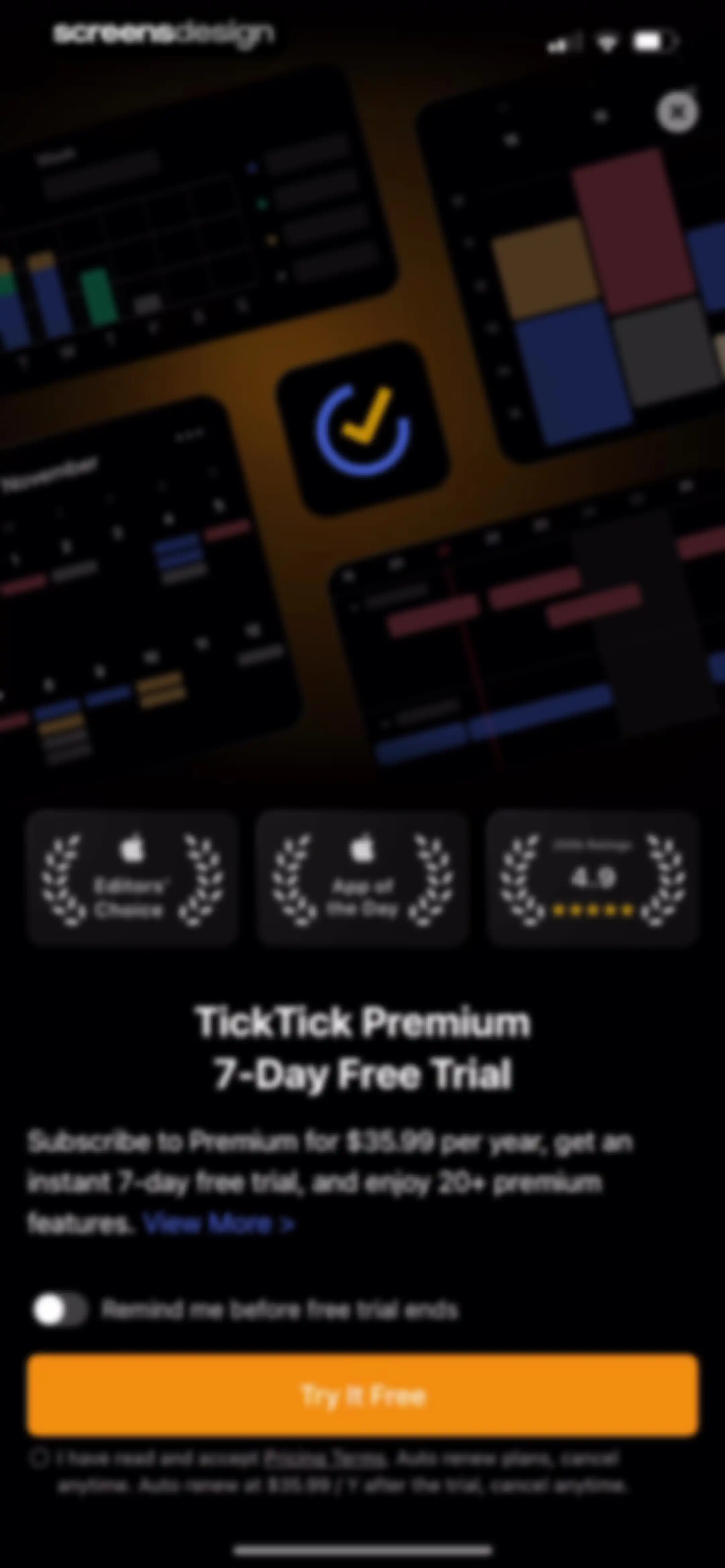 TickTick:To-Do List & Calendar screen 19