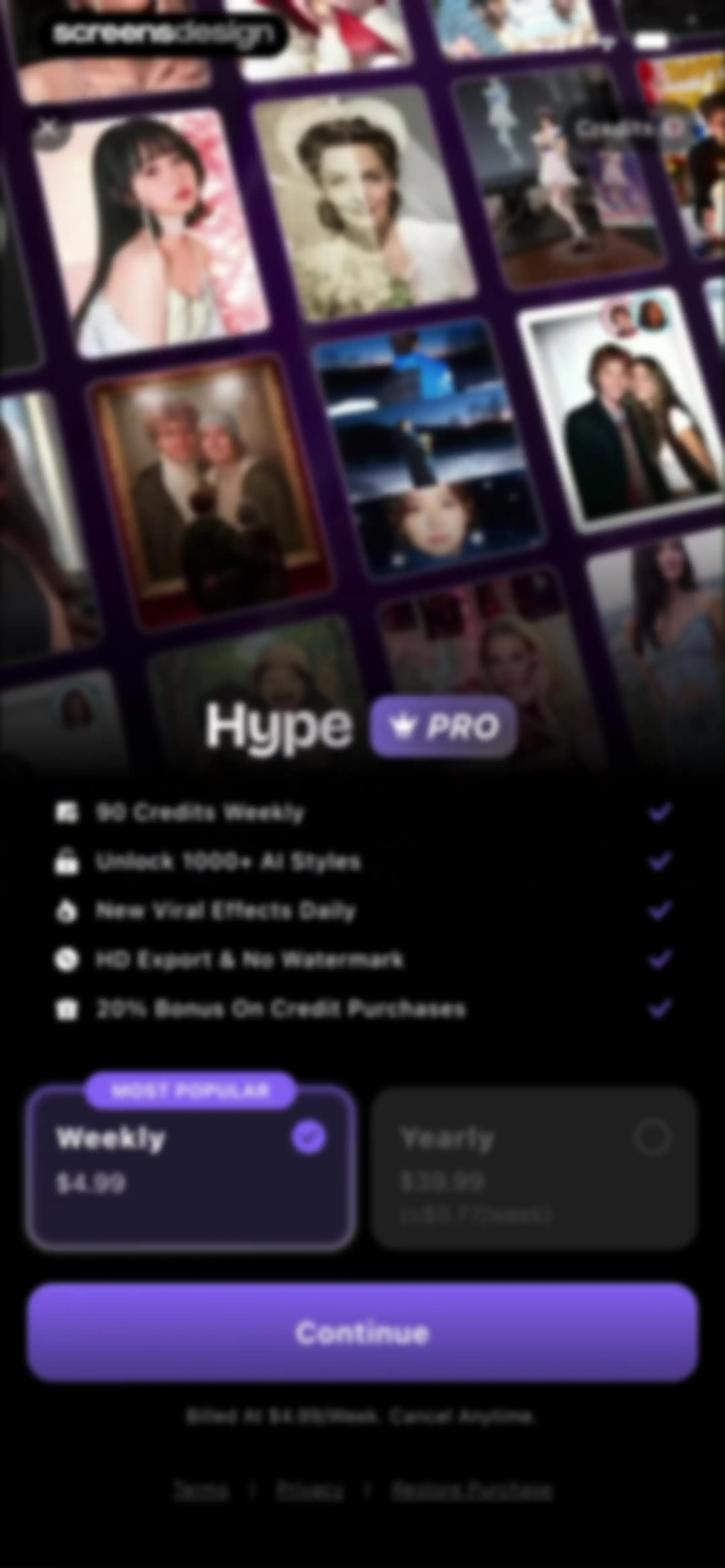 Hype AI - AI Photo & Video screen 15