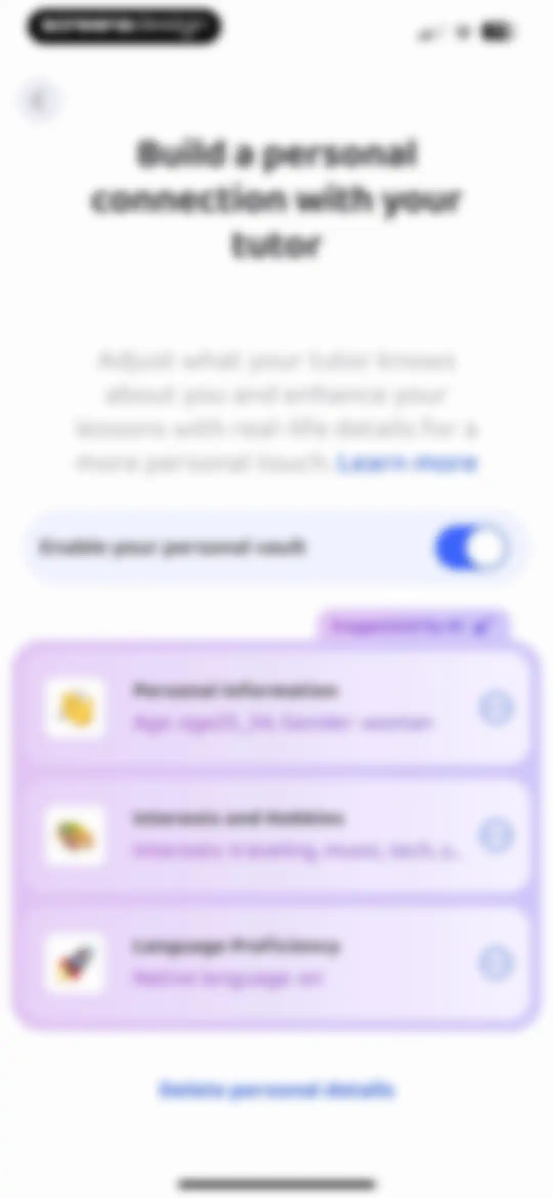 Praktika – AI Language Tutor screen 94