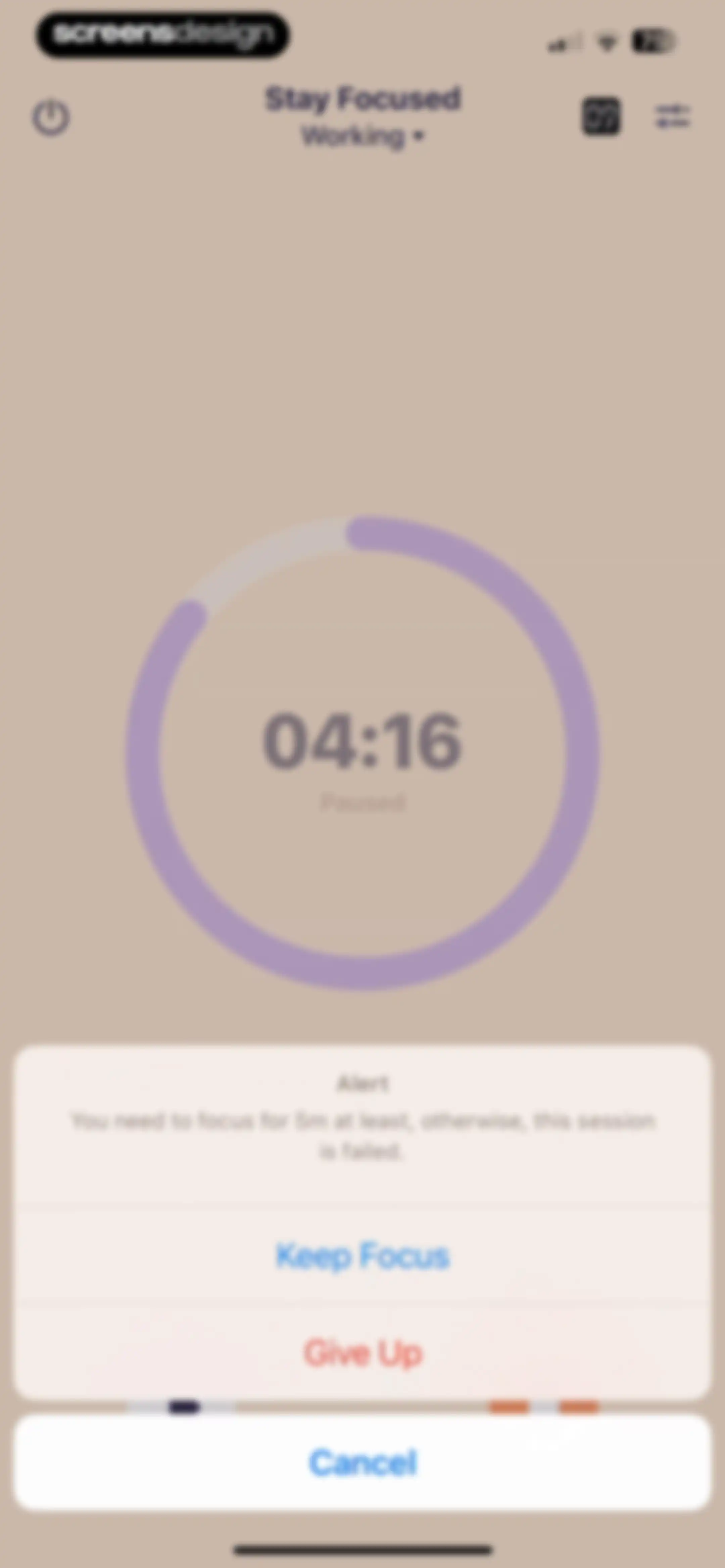 OffScreen: Screen Time Control screen 70