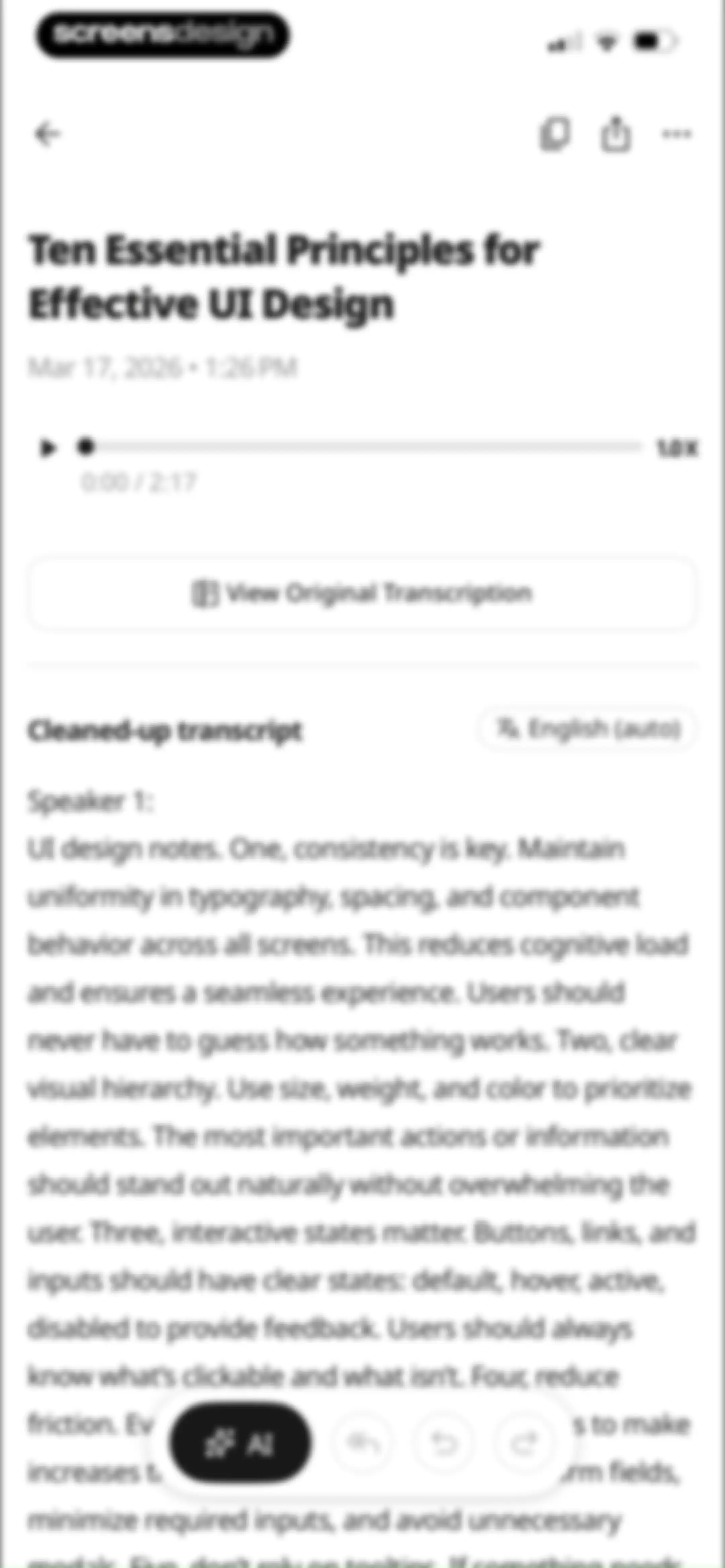 SpeakApp AI: Voice Notes screen 47