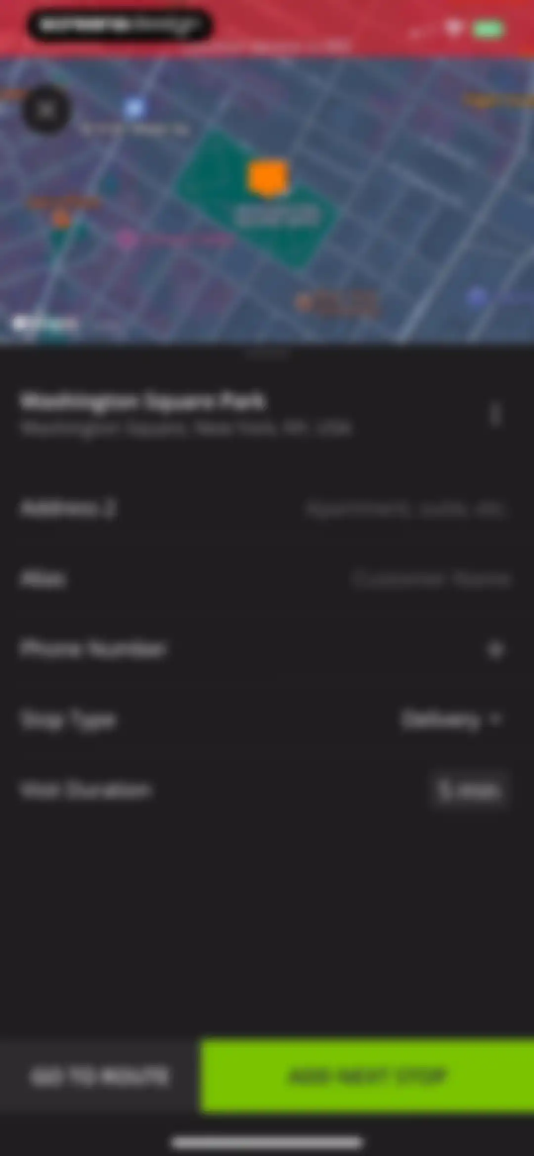 Route4Me Route Planner screen 17