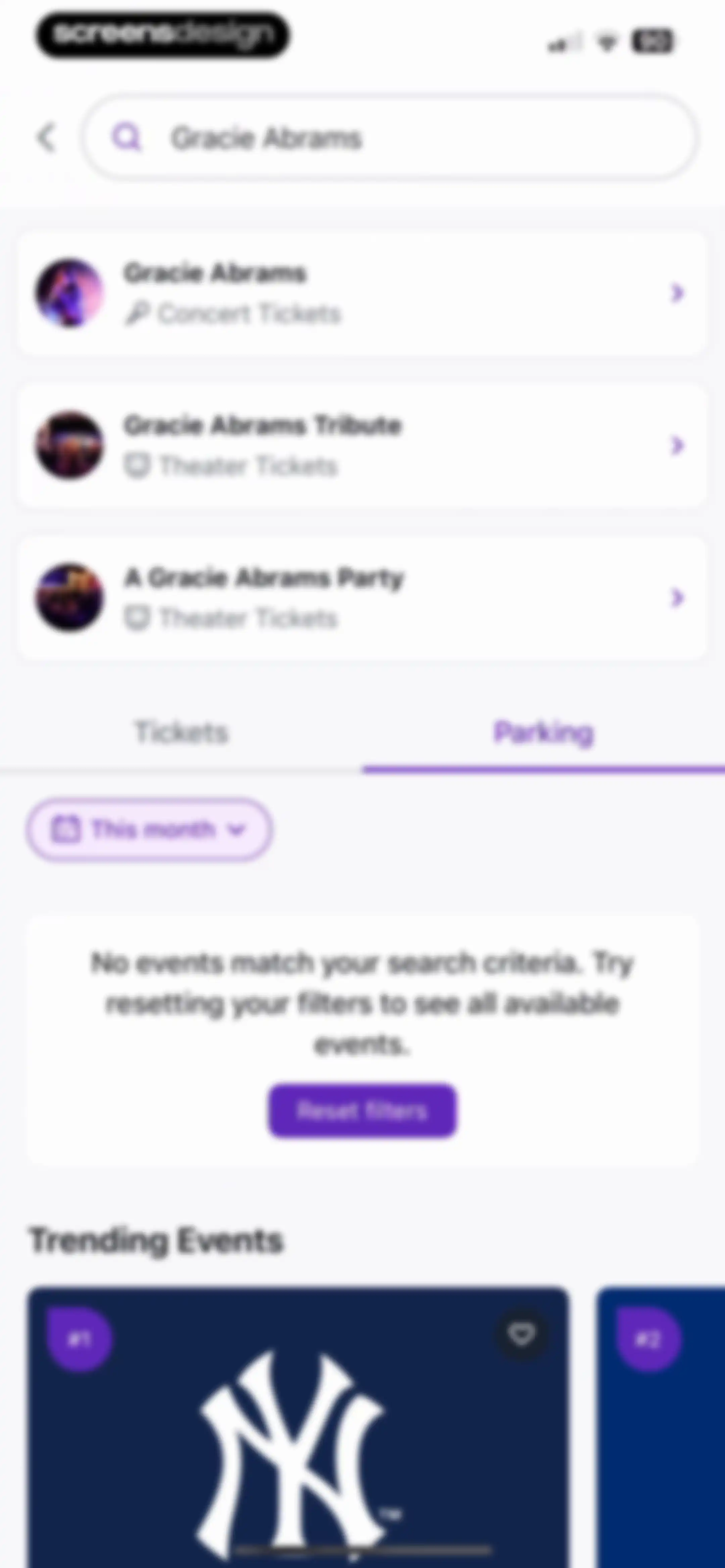StubHub: Event Tickets screen 50