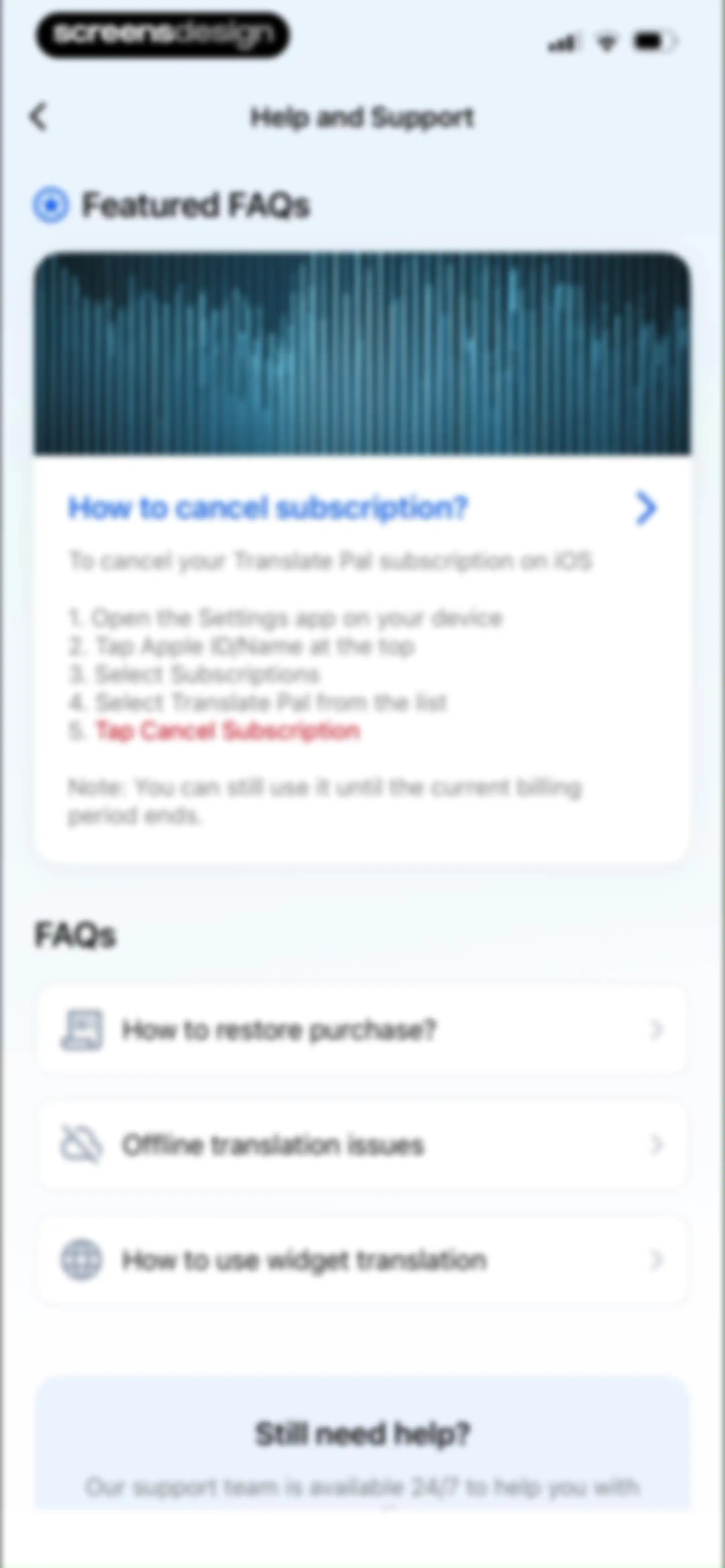 Translate Pal, Translate App screen 58