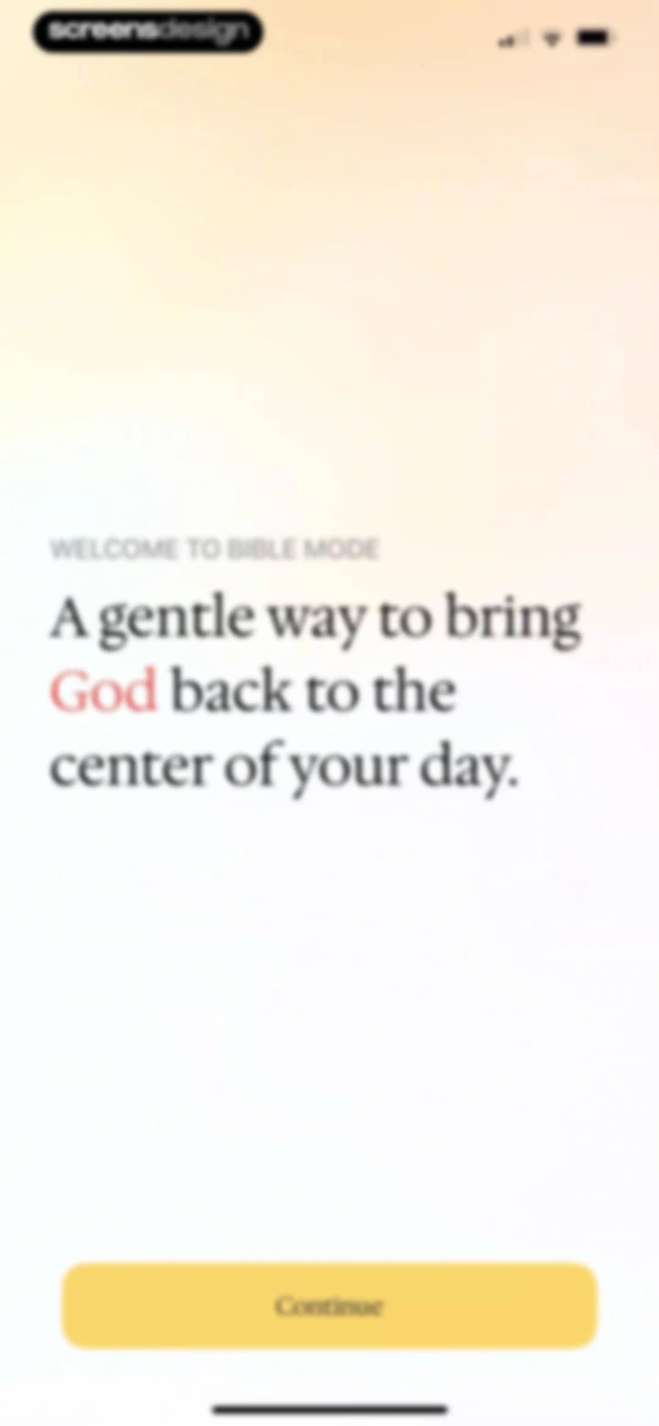 Bible Mode: Reduce Screen Time screen 1