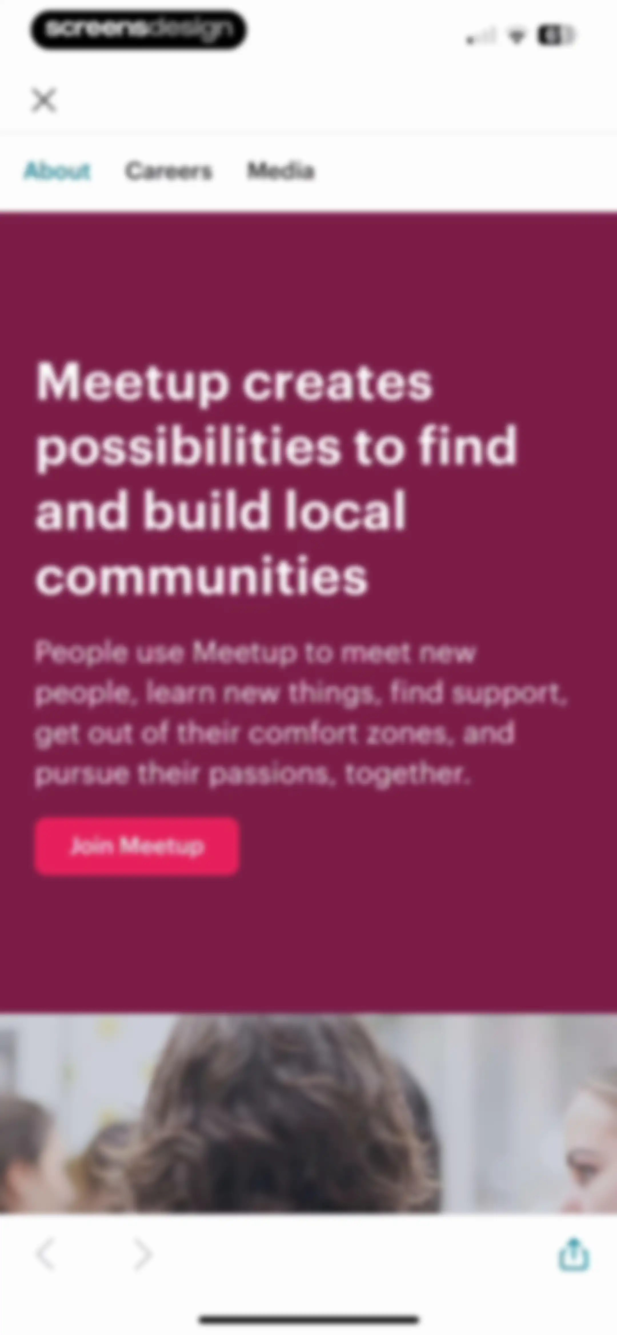 Meetup: Social Events & Groups screen 126