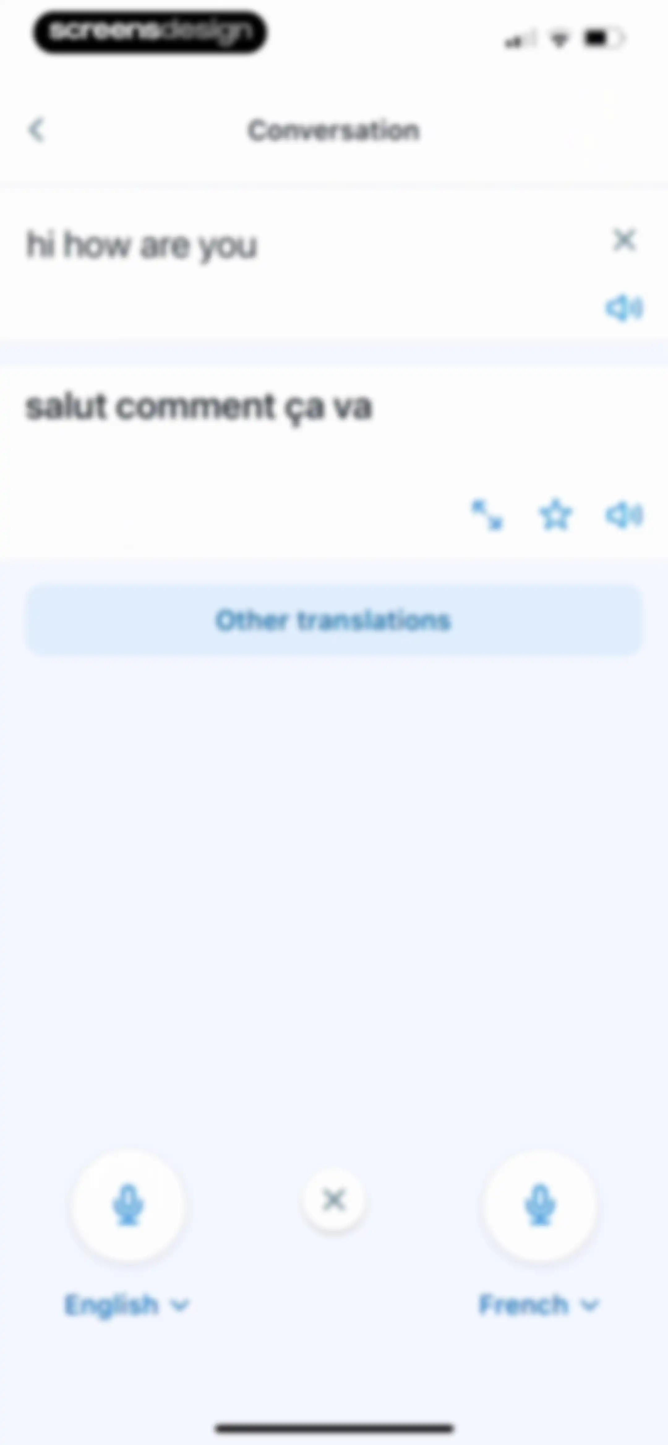 Reverso translate and learn screen 105