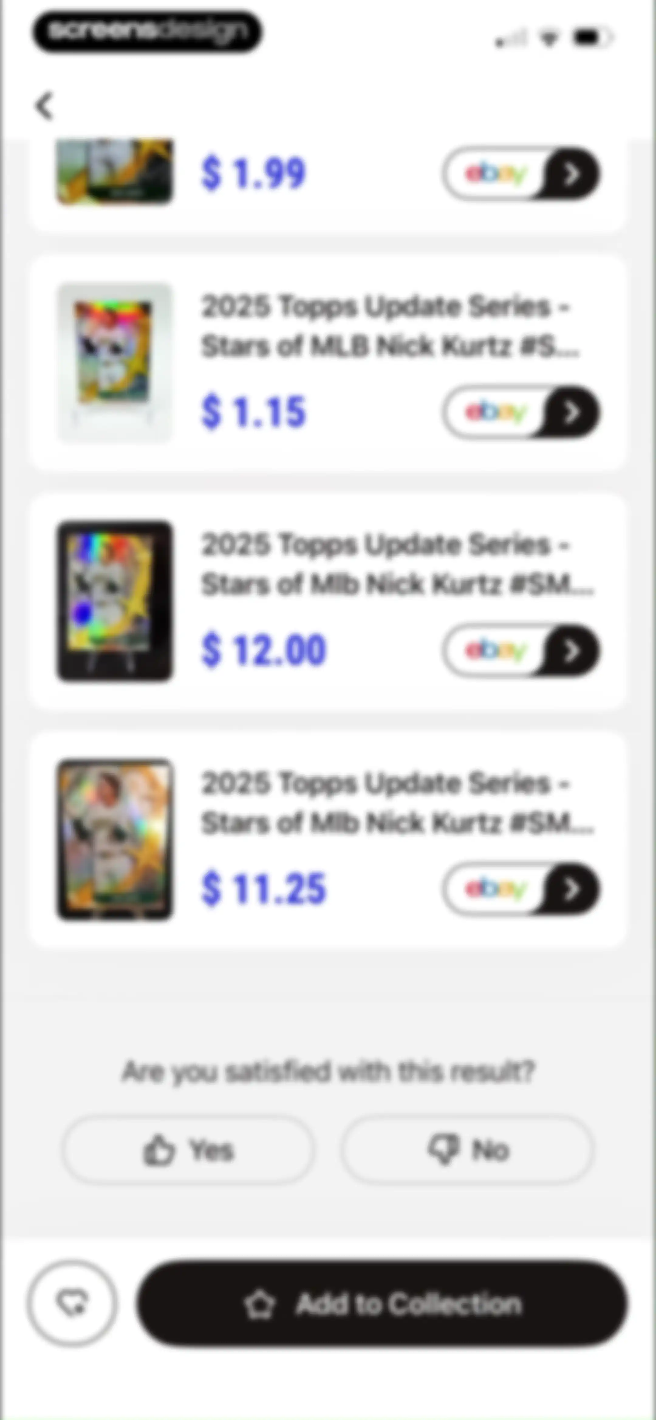Sports Card Scanner: Spoly screen 35