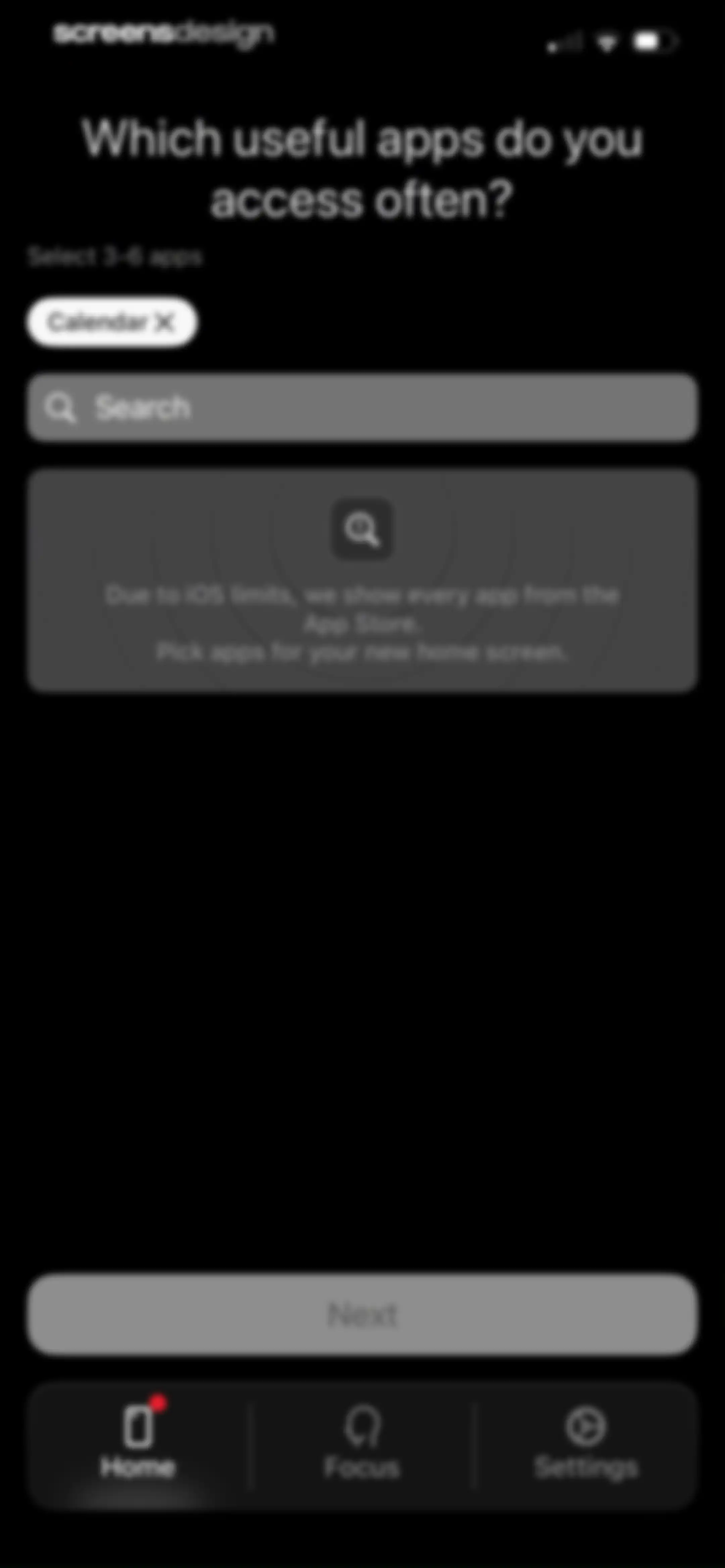 minimalist phone ® Block Apps screen 39
