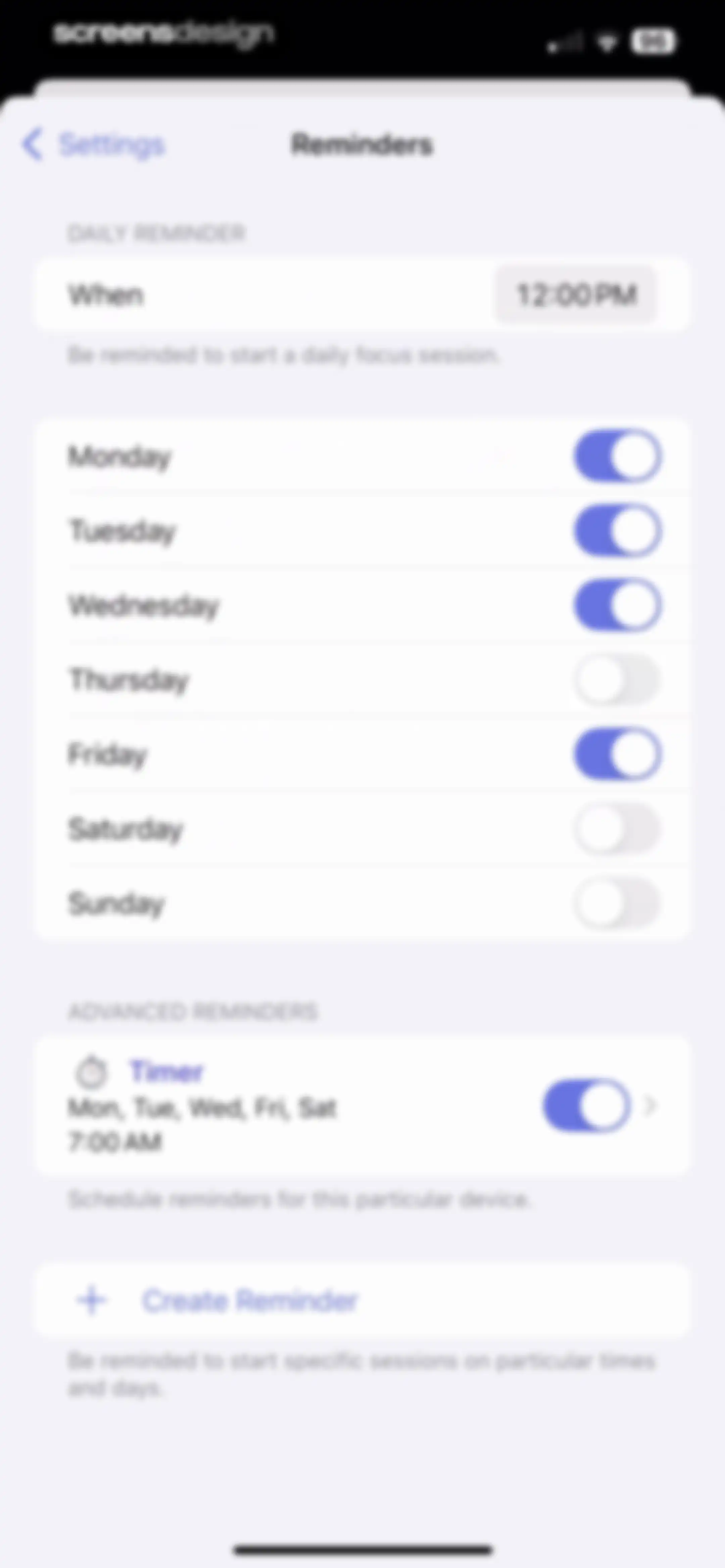 Focused Work - Pomodoro Timer screen 125