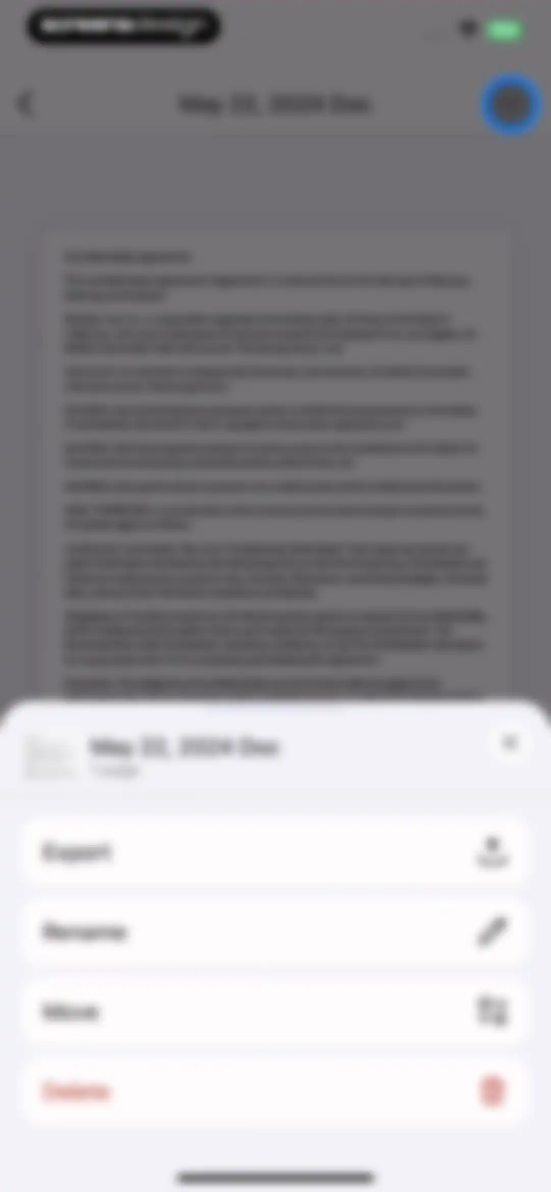 Scanner Doc: Scan PDF Document screen 21