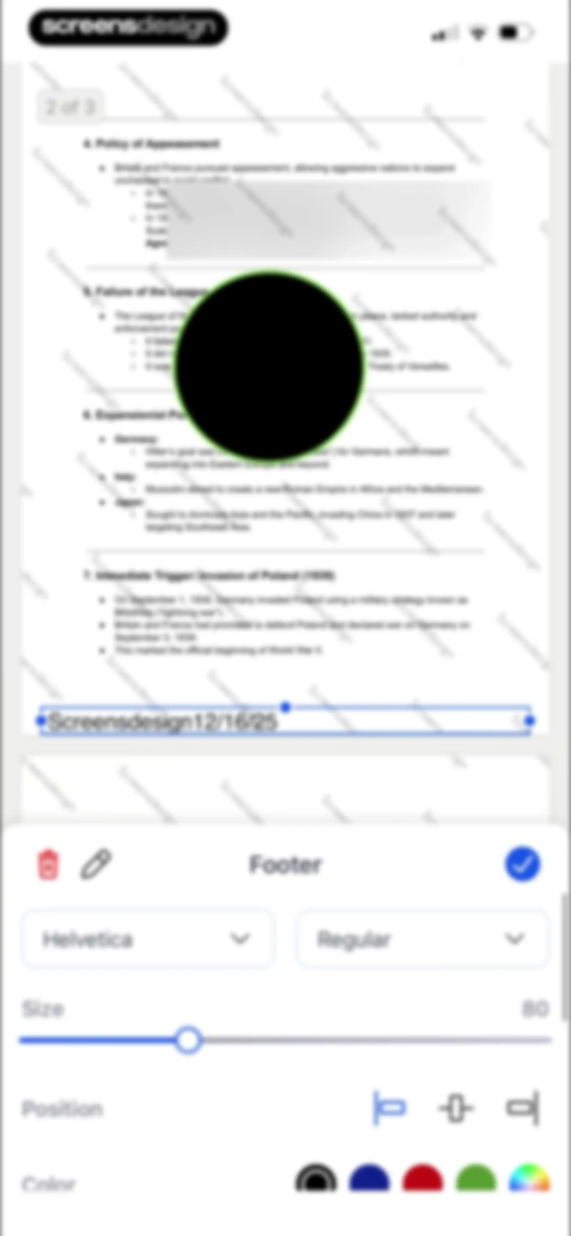 Forma: PDF Document Editor screen 54