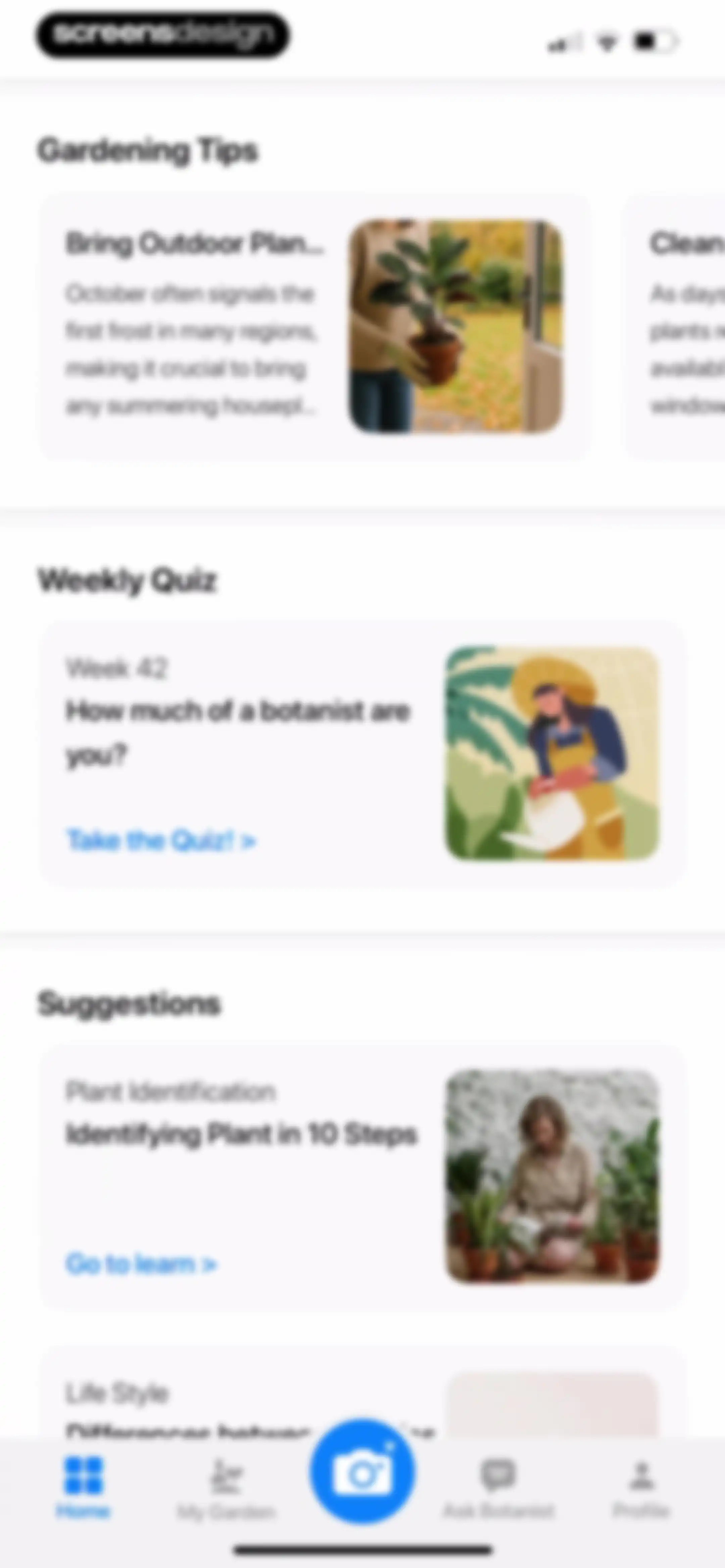 Plant App: Plant Identifier screen 113