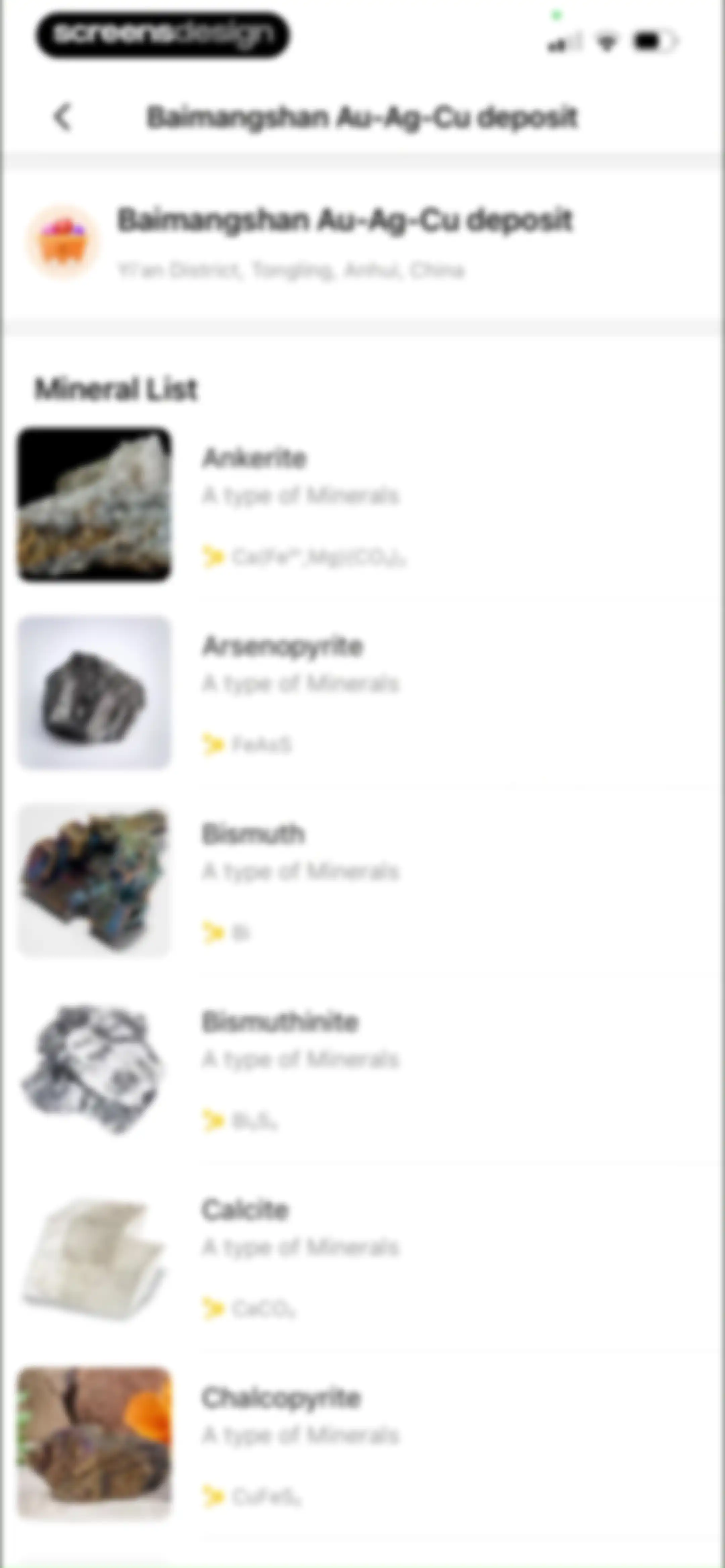 Rock Identifier: Stone ID screen 46
