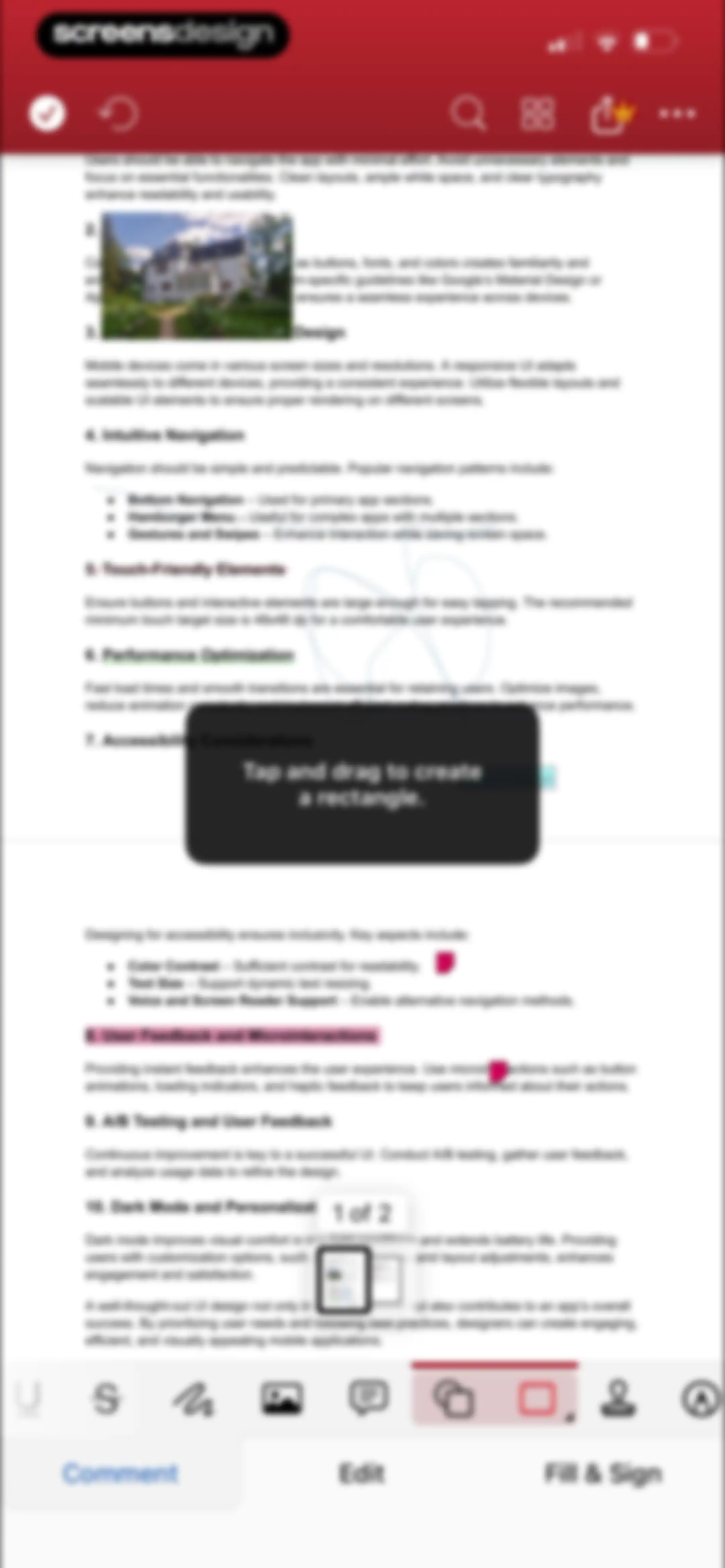 MobiPDF・PDF Text Editor・Reader screen 48