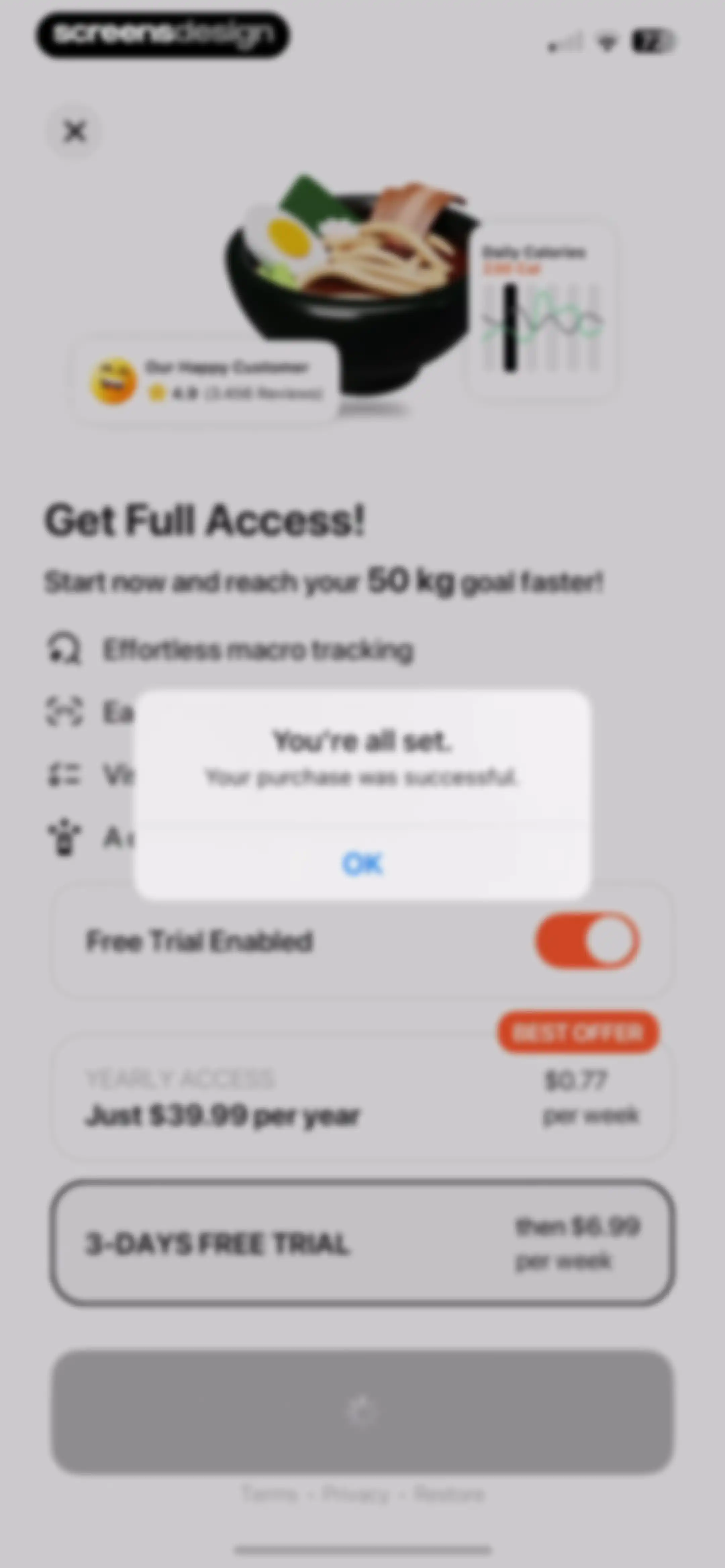 Lean: AI Macro Tracker screen 30