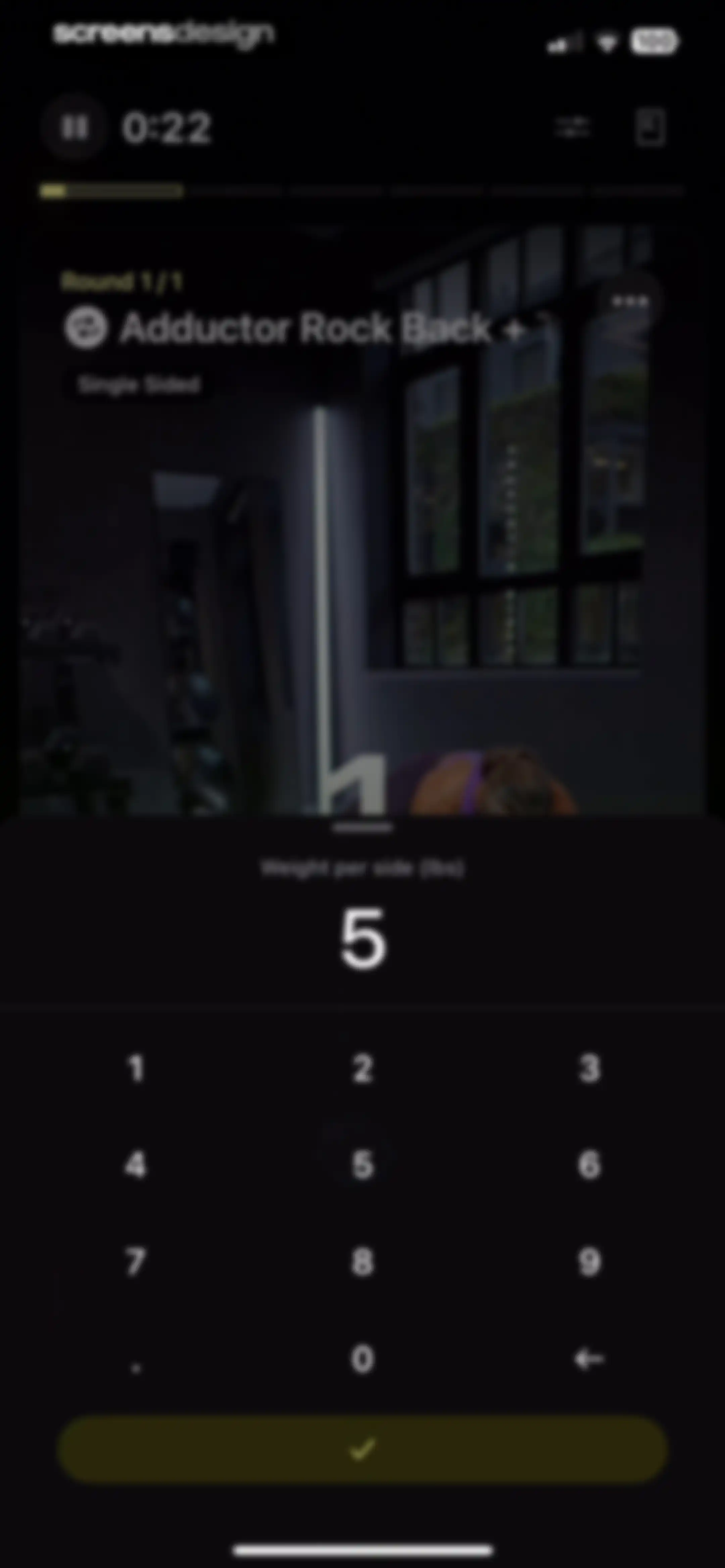 Peloton Strength+ screen 57