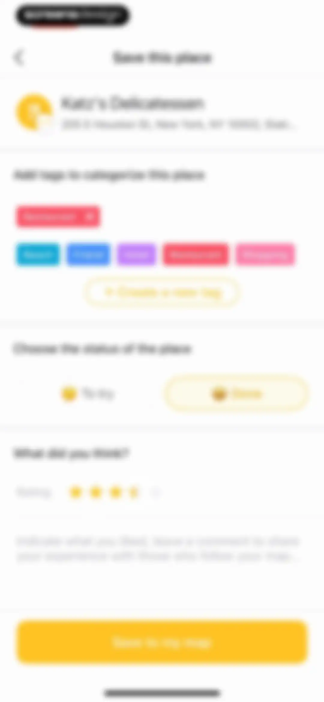 Mapstr – Save & Follow Places screen 36