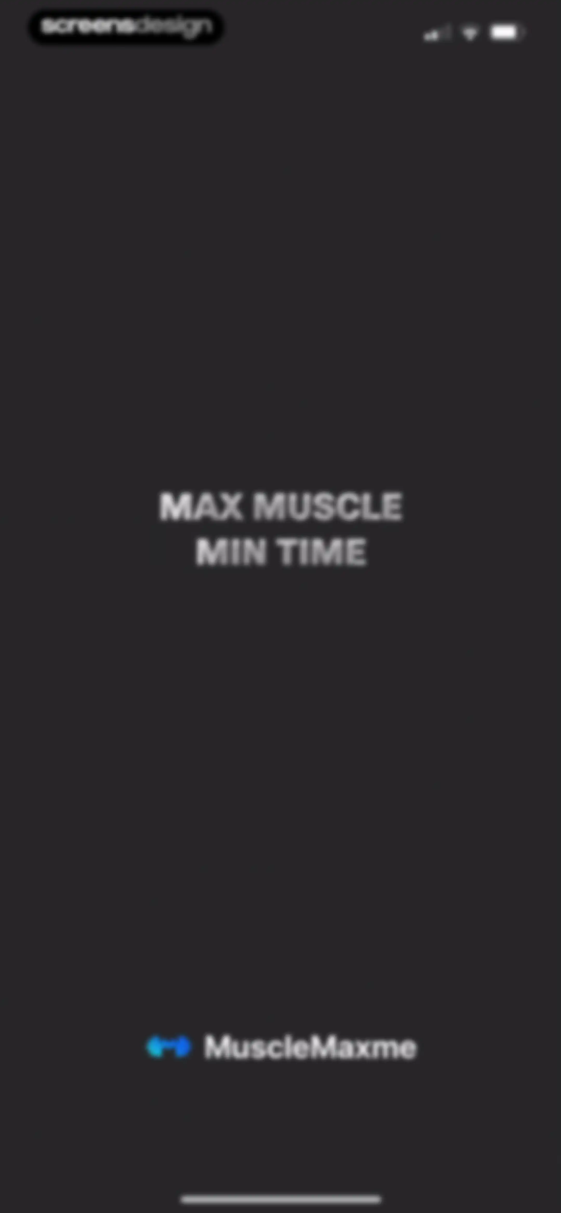 MuscleMaxme - Build Muscle screen 1