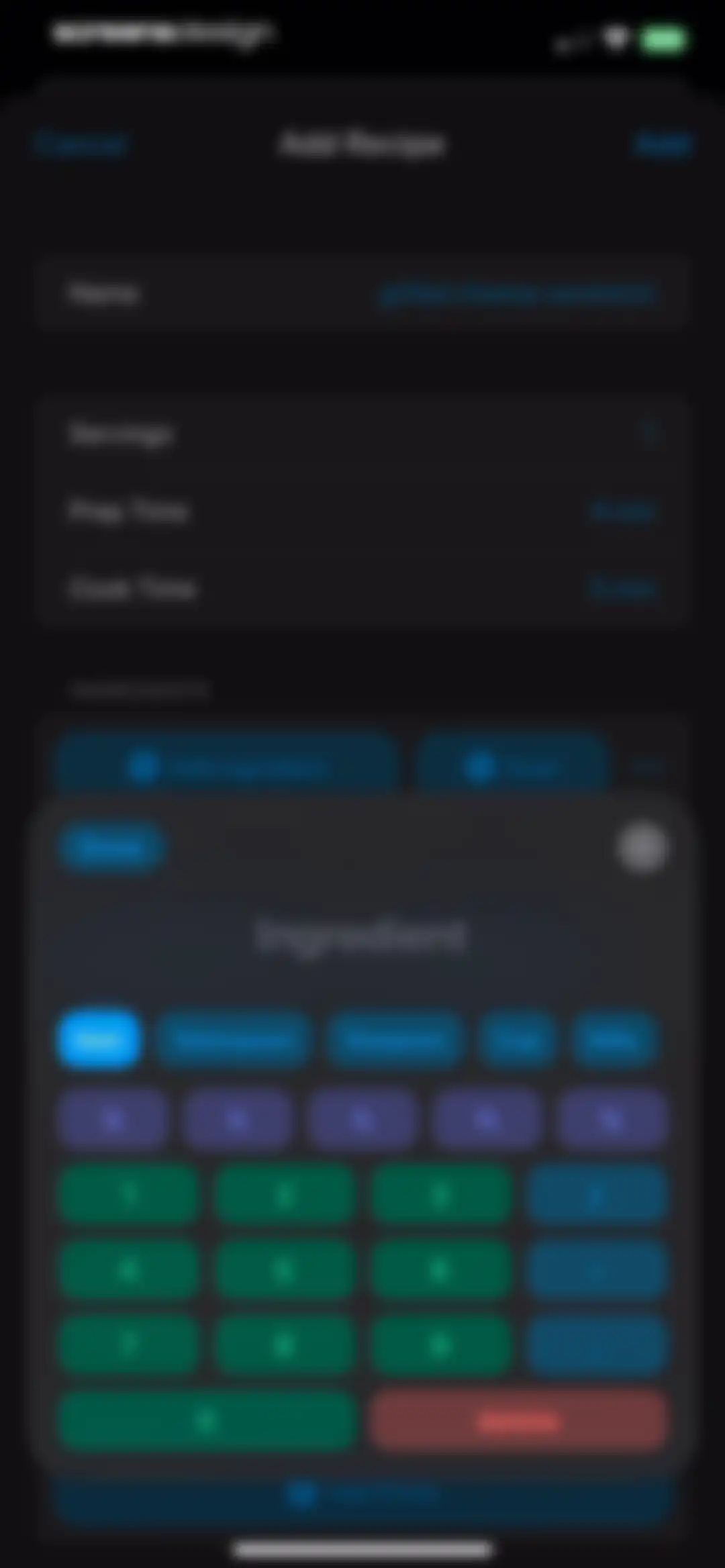 Crouton: Recipe Manager screen 20