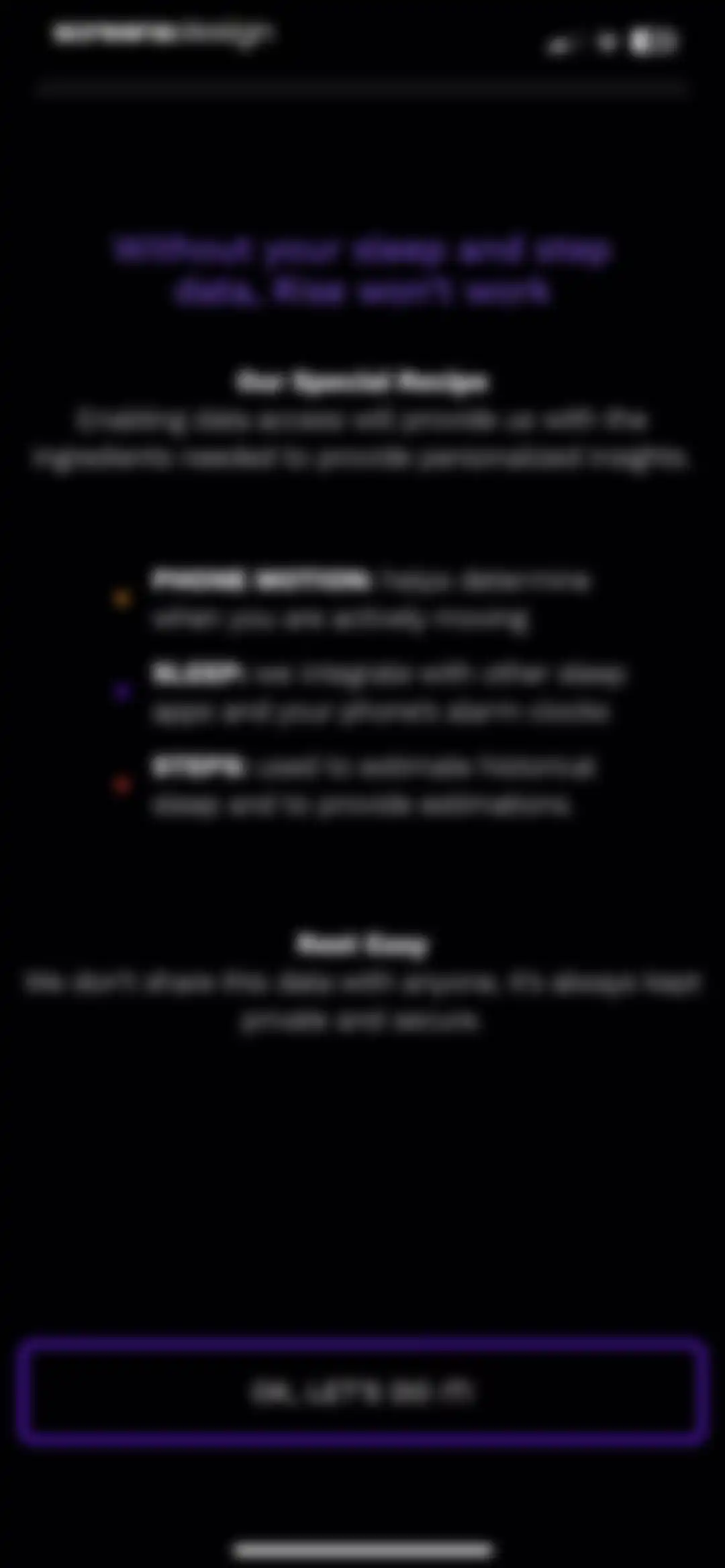 RISE: Sleep Tracker screen 20