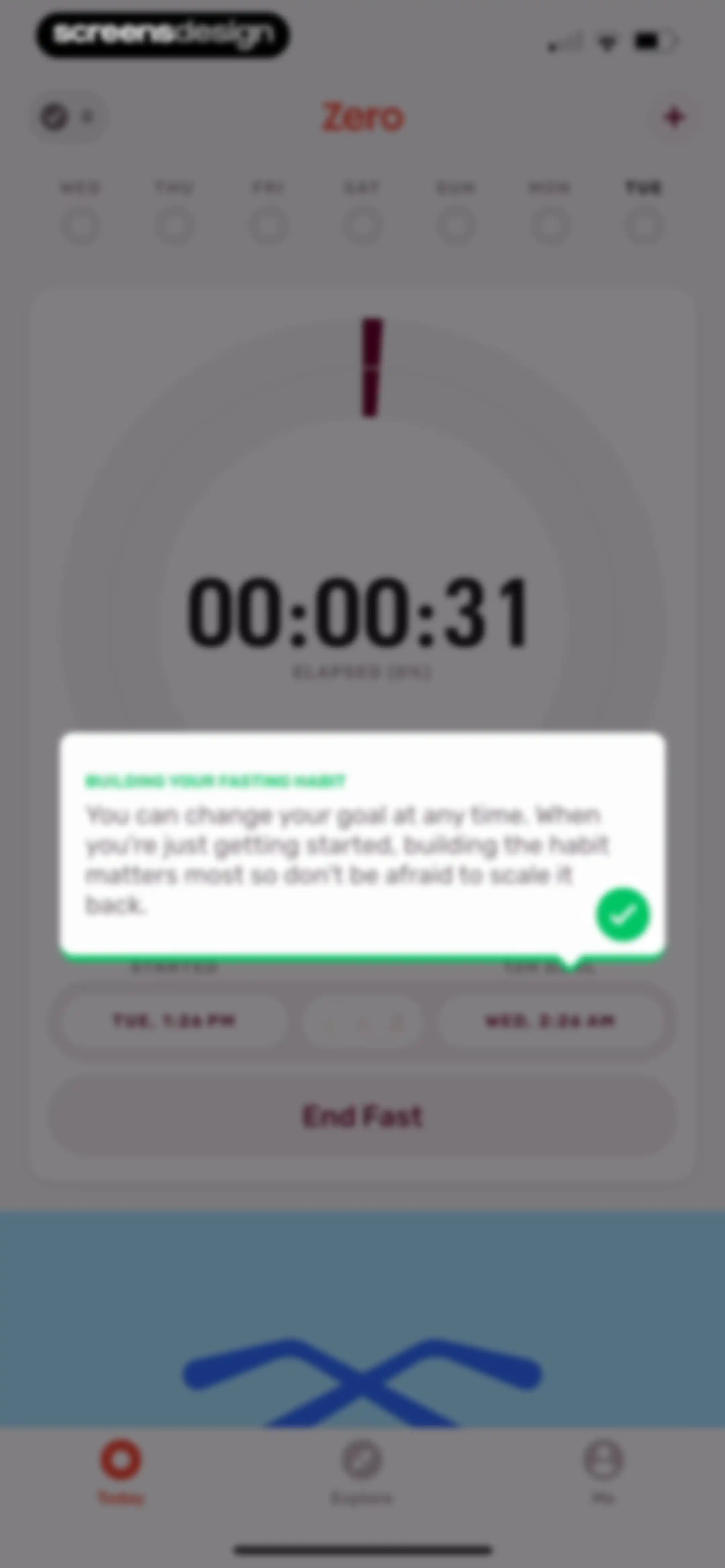 Zero: Fasting & Food Tracker screen 42