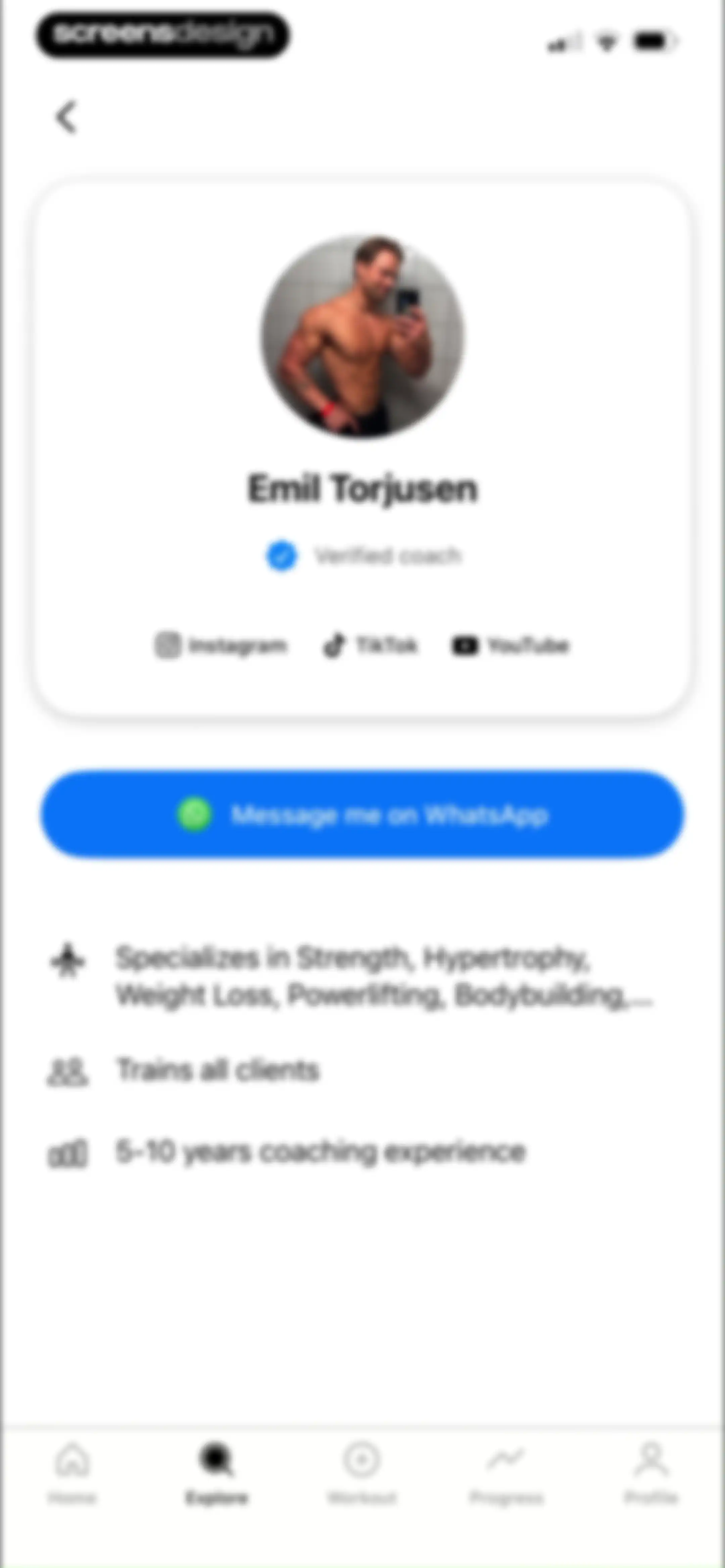 Lyfta: Gym Workout Tracker Log screen 173