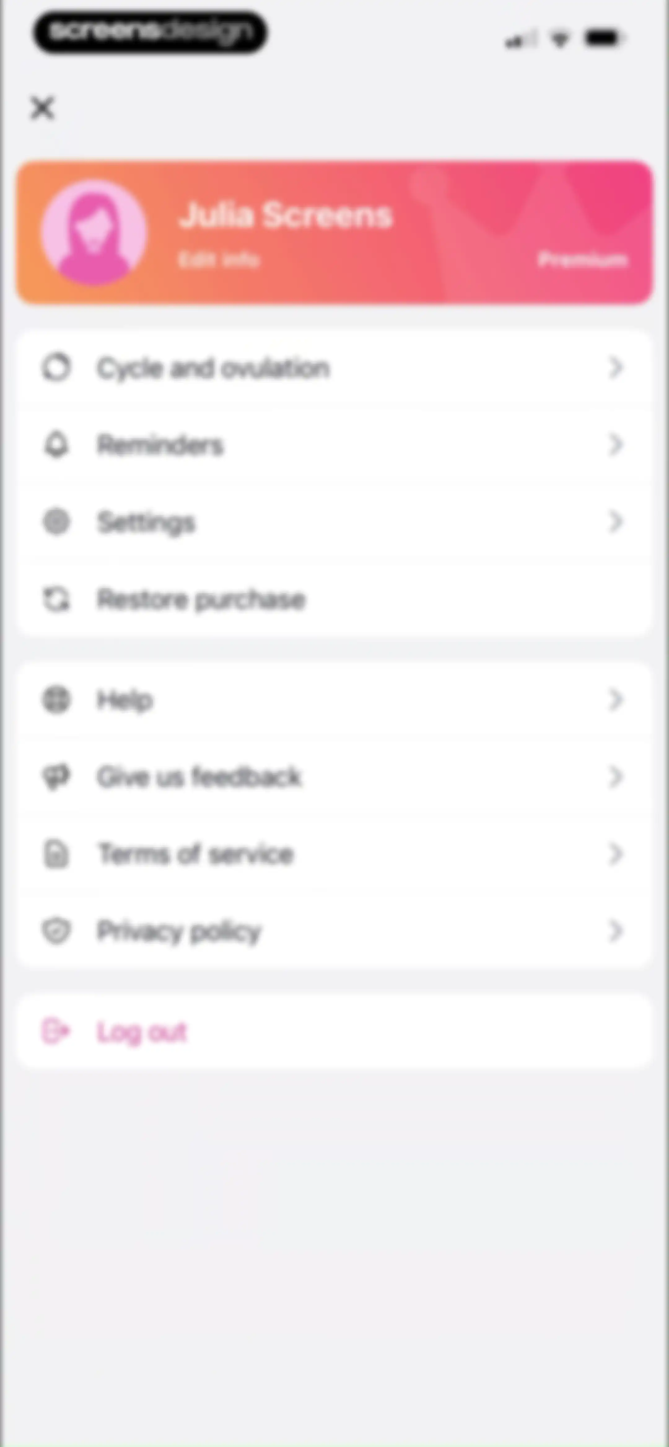 Pregmate Ovulation Tracker screen 115