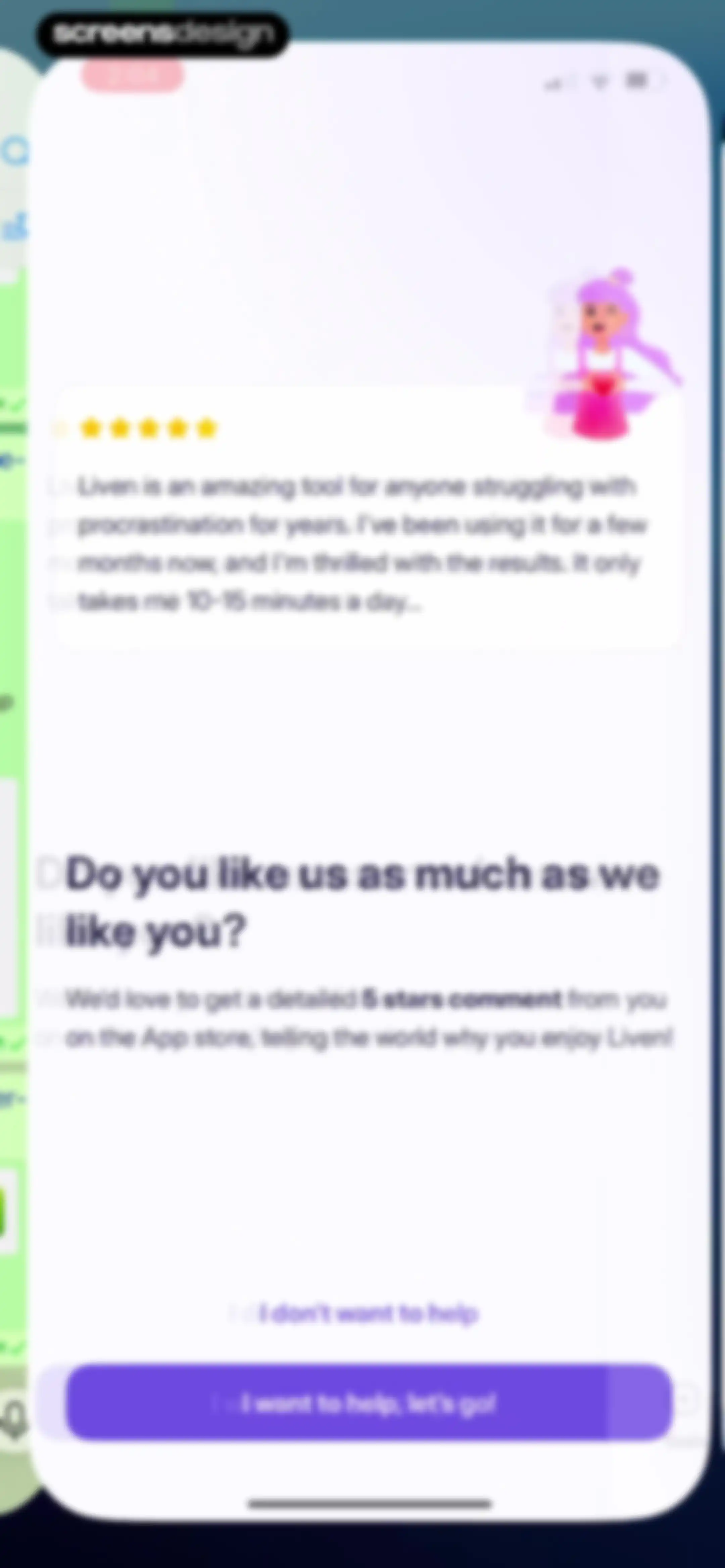 Liven: Discover yourself screen 70