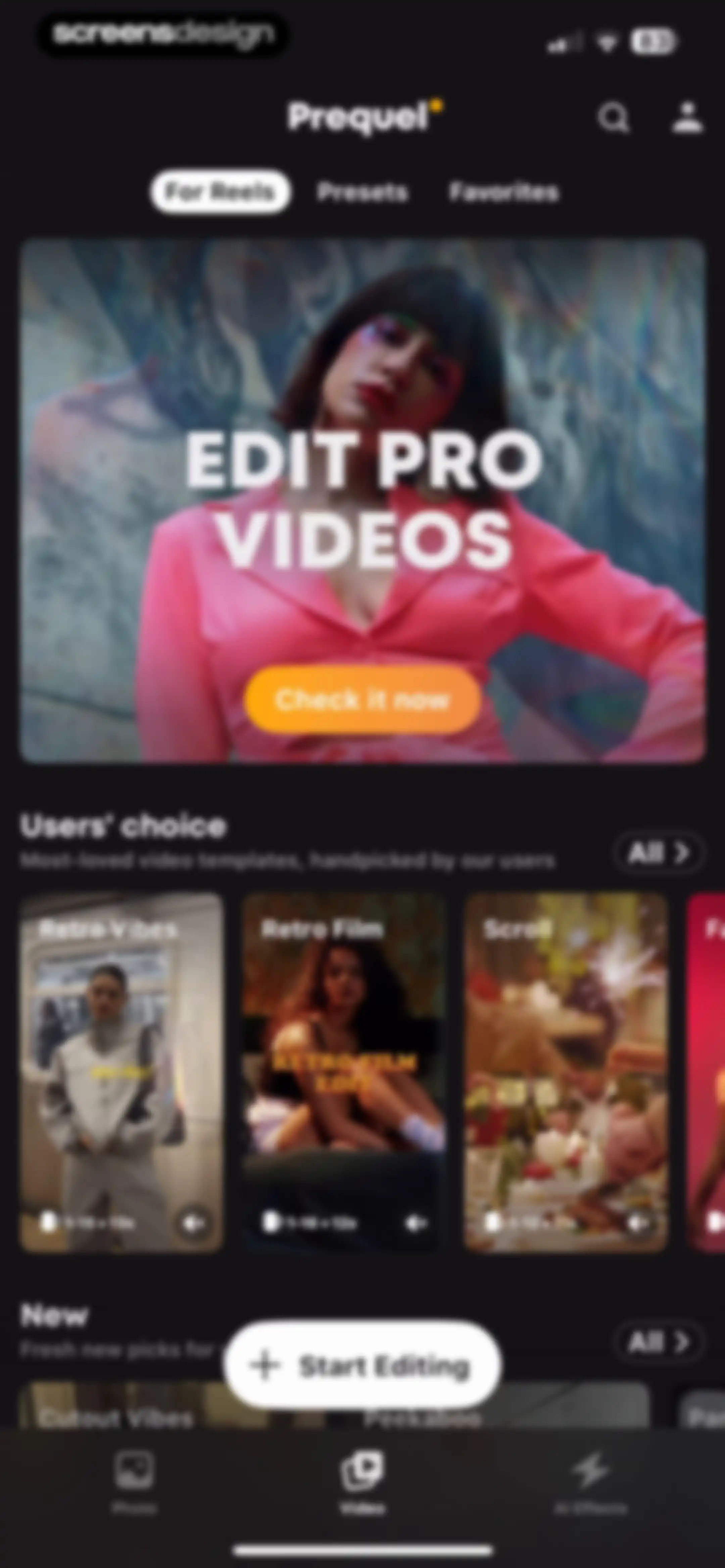 Prequel: Photo & Video Editor screen 130