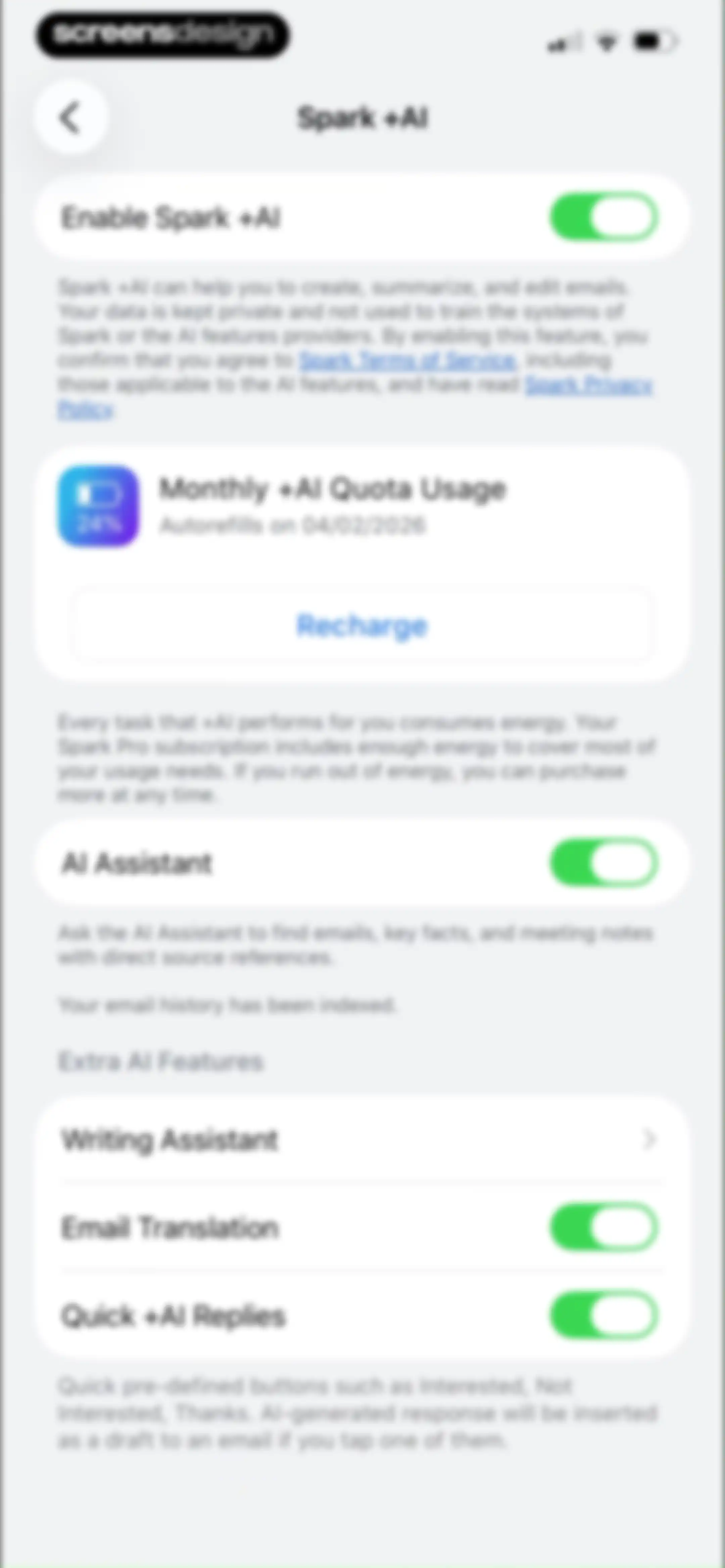 Spark Mail: AI Email Assistant screen 136