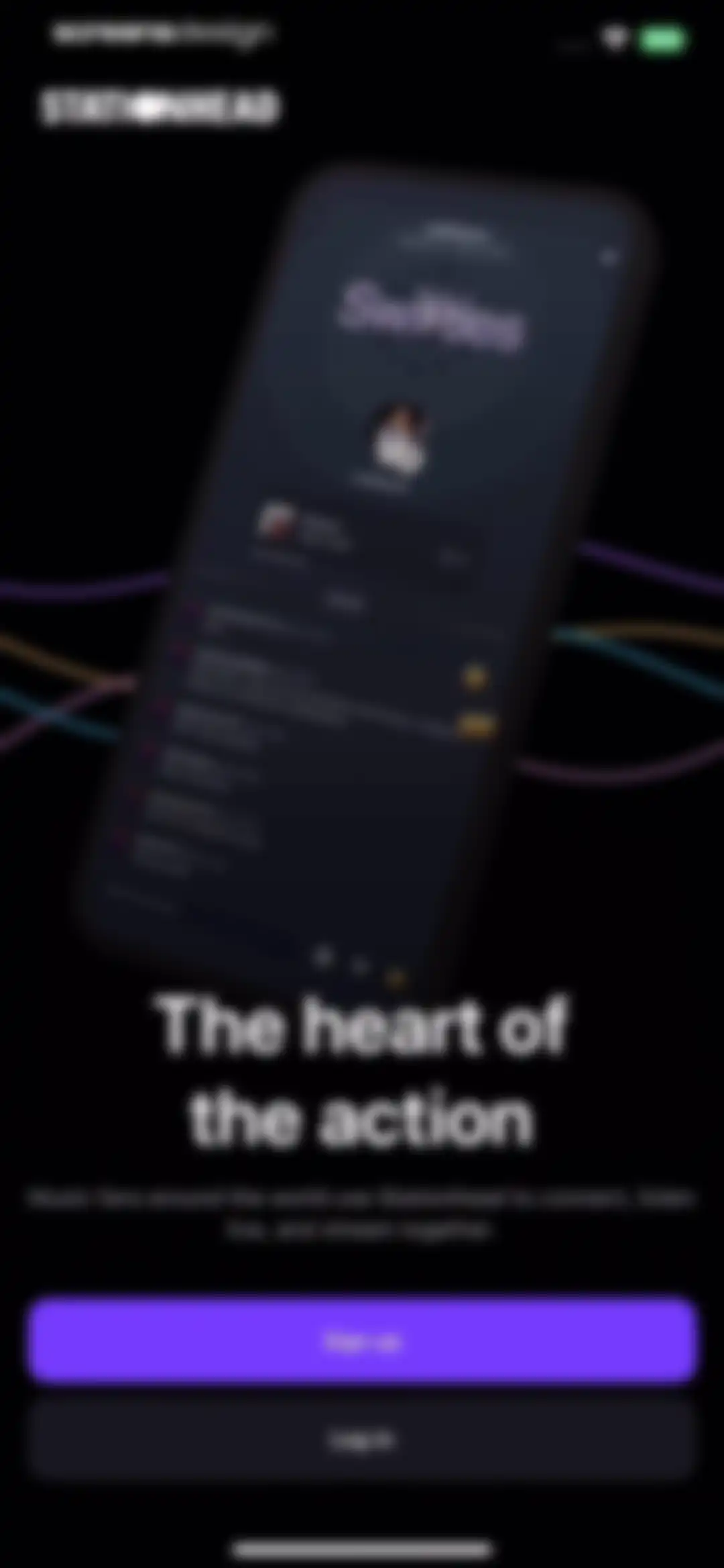 Stationhead screen 2