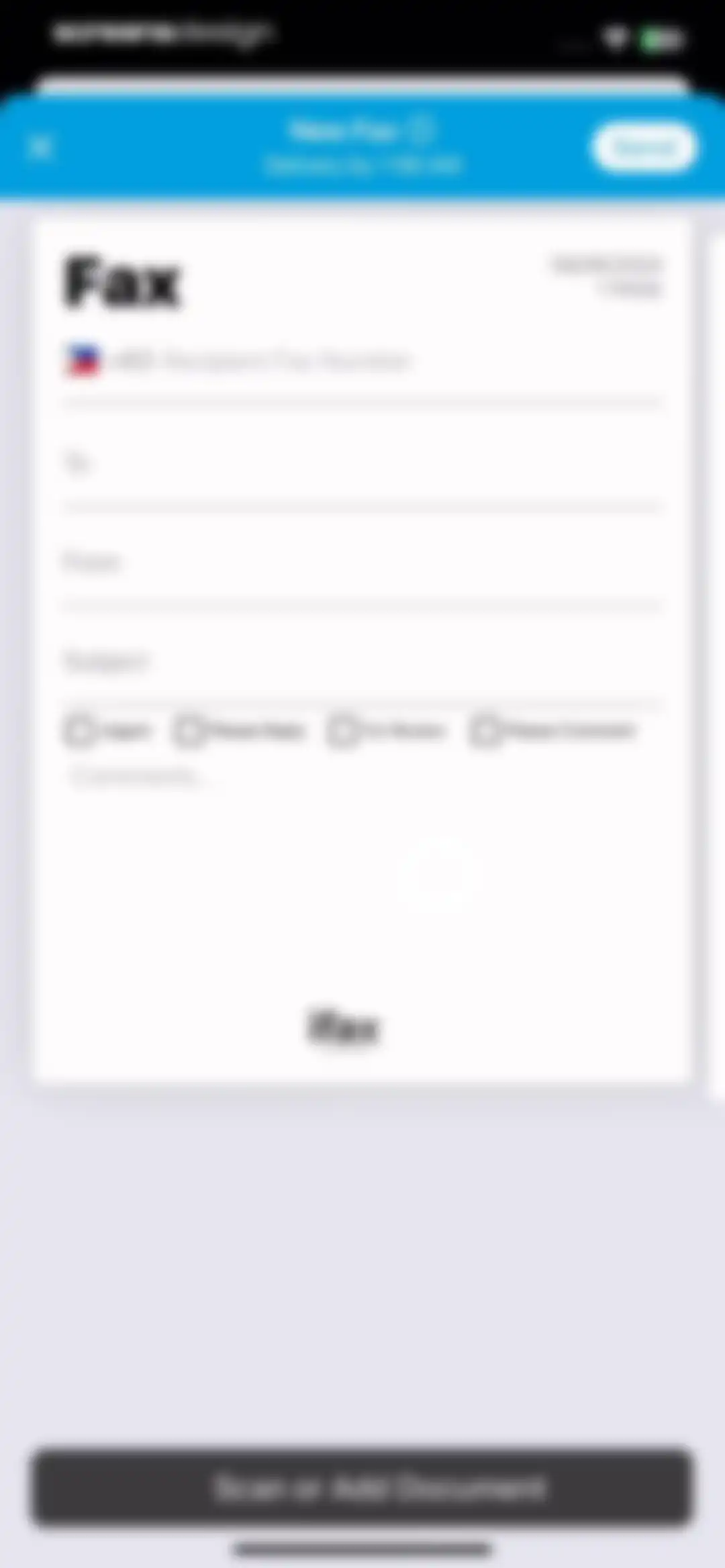iFax App Send Fax From iPhone screen 30