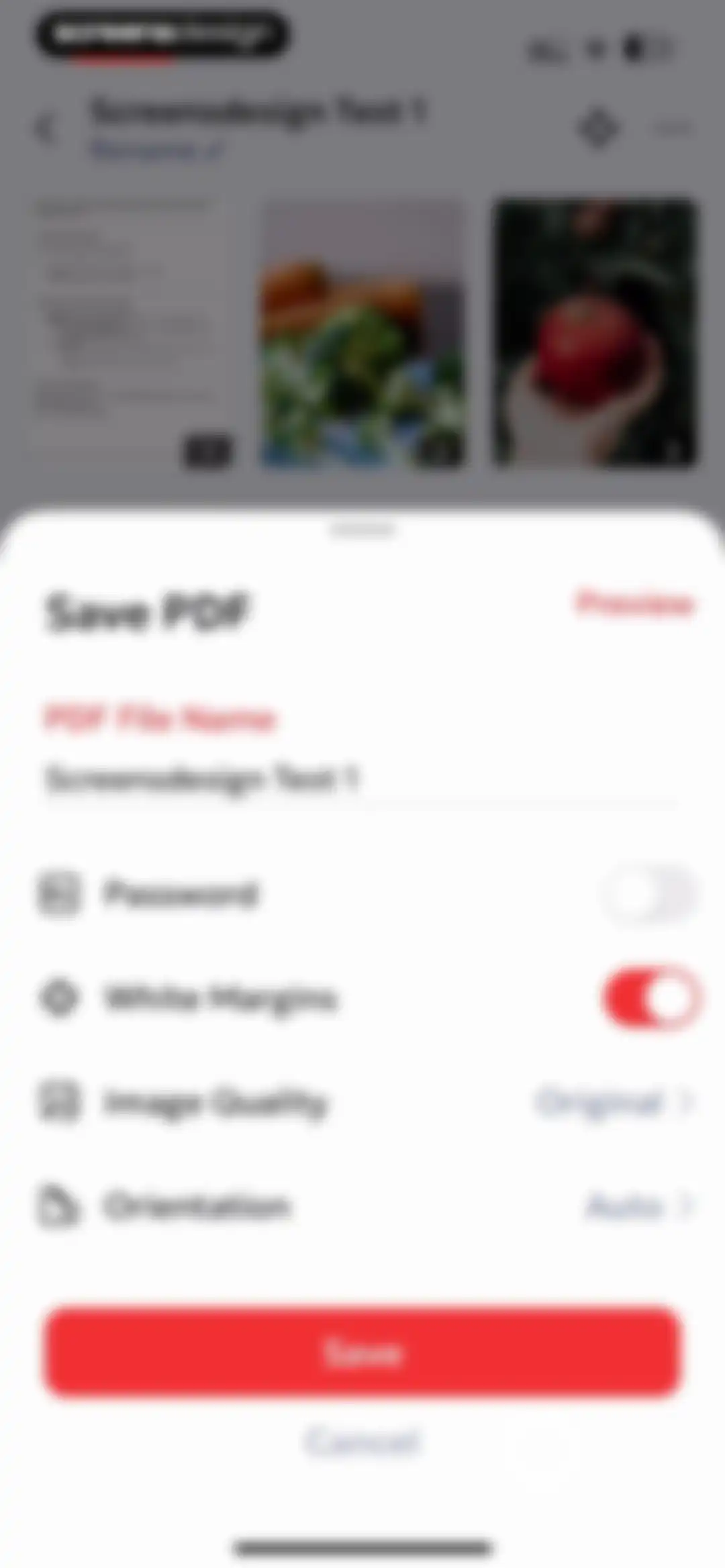 Image to PDF Converter · Edit screen 40
