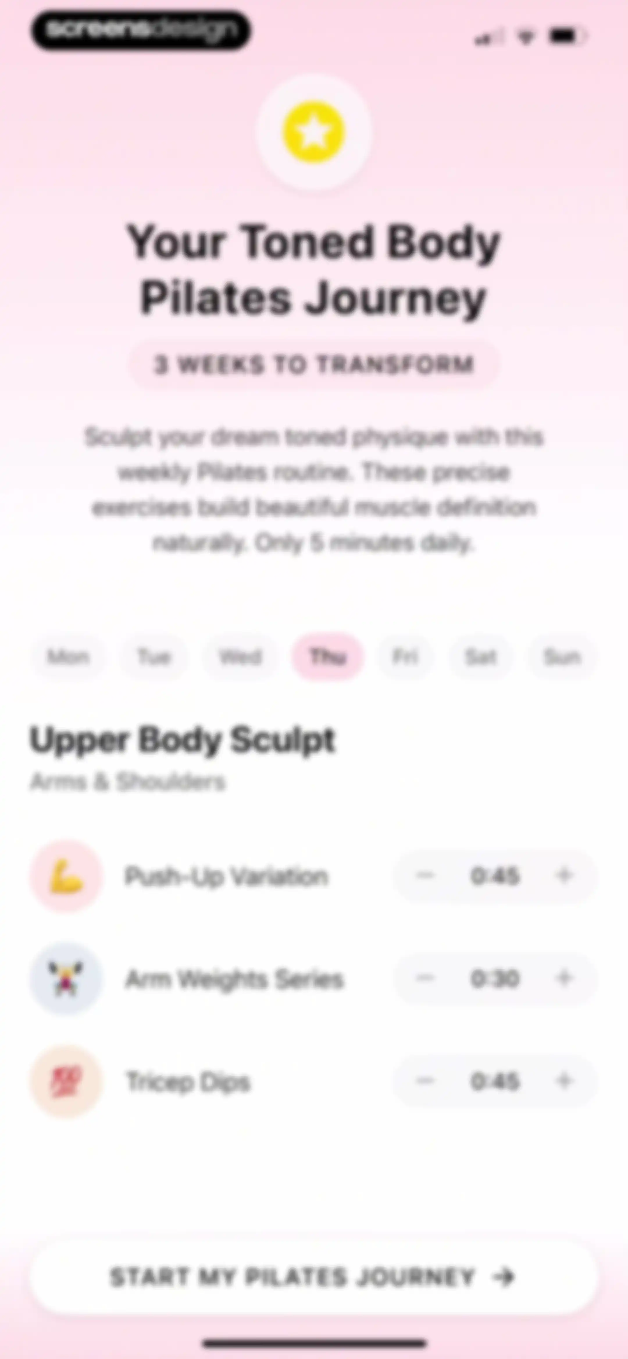 Tone AI: Pilates & Workouts screen 35
