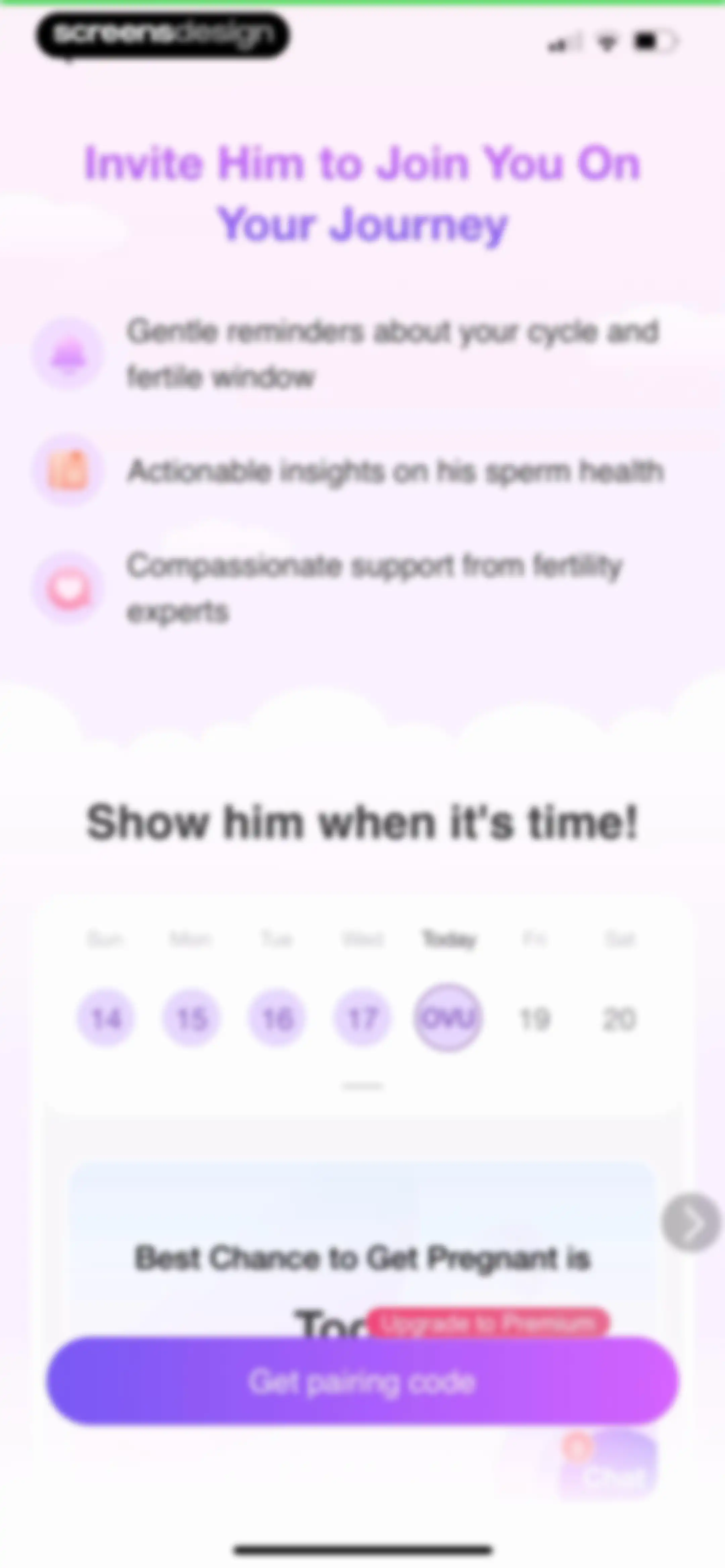 Premom-Ovulation Tracker, PCOS screen 221