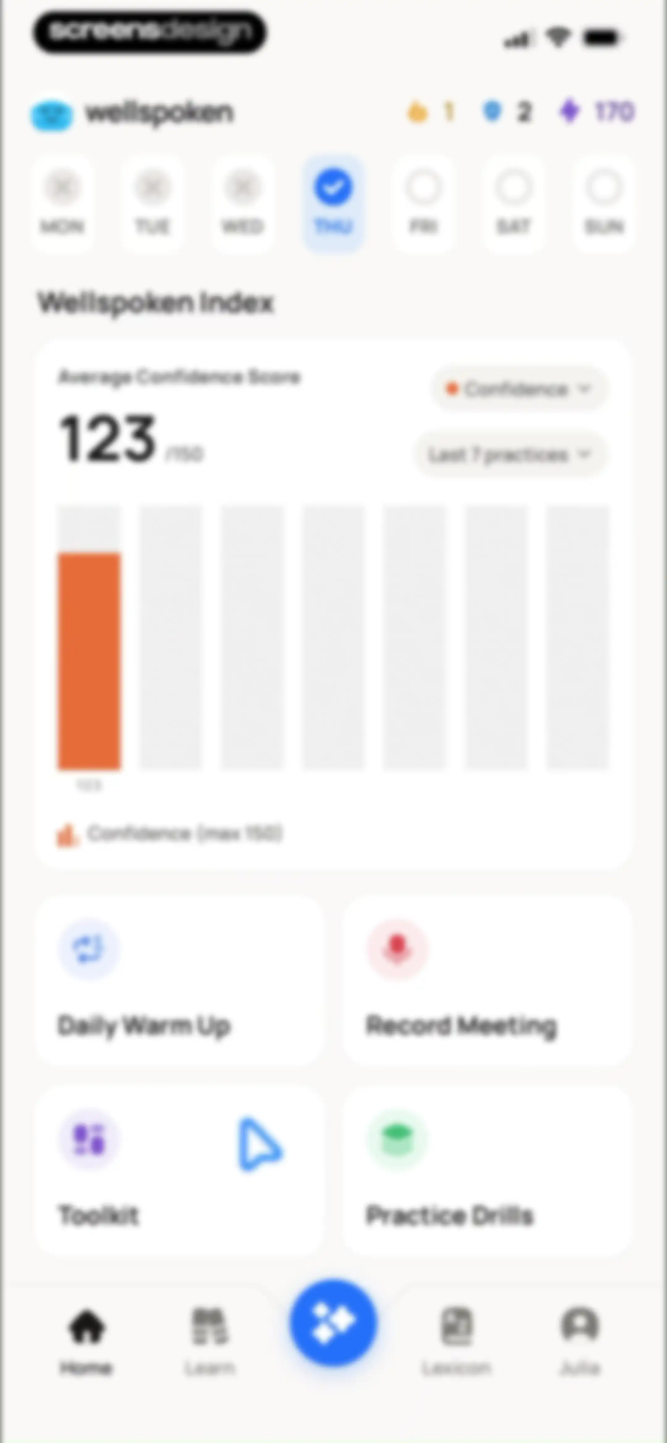 Wellspoken: Articulation Coach screen 149