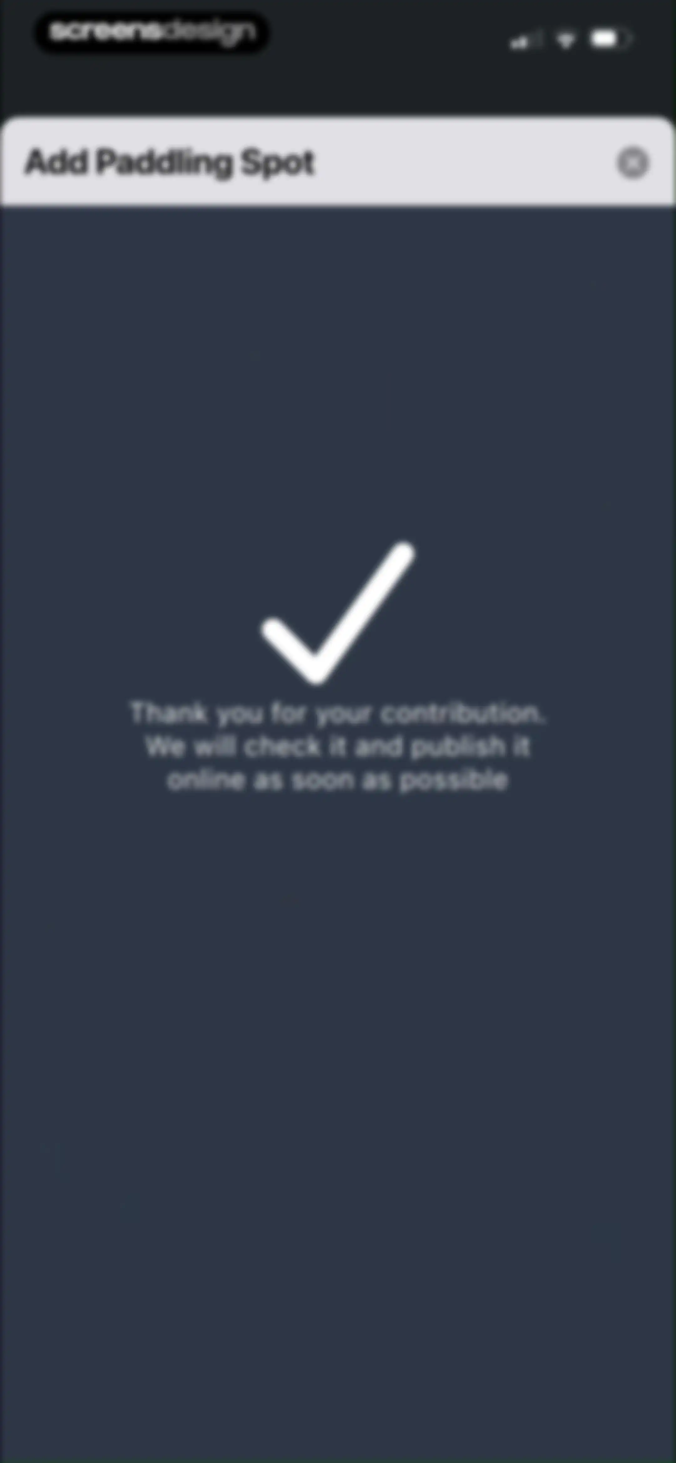 RiverApp - River levels screen 29