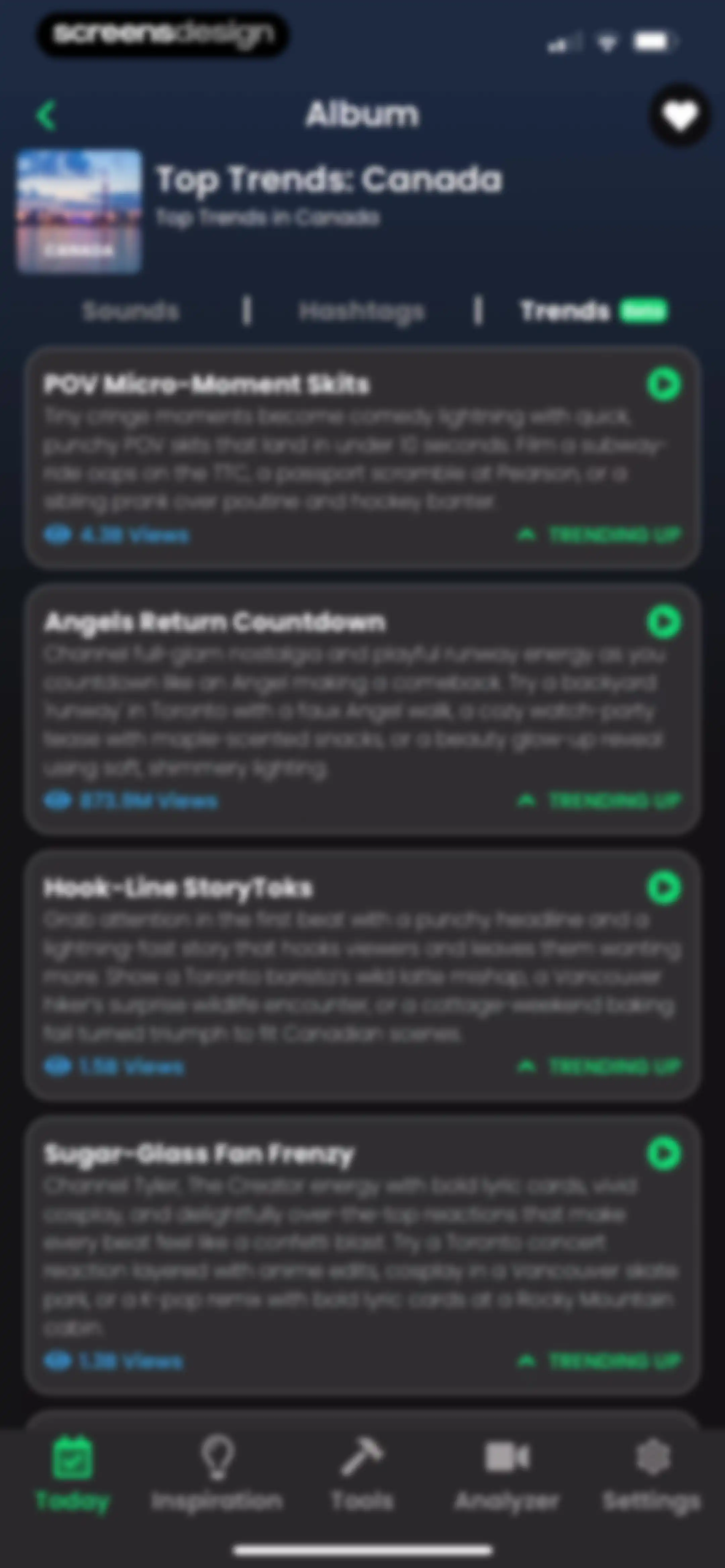 TrendTok Analytics & Tracker screen 60