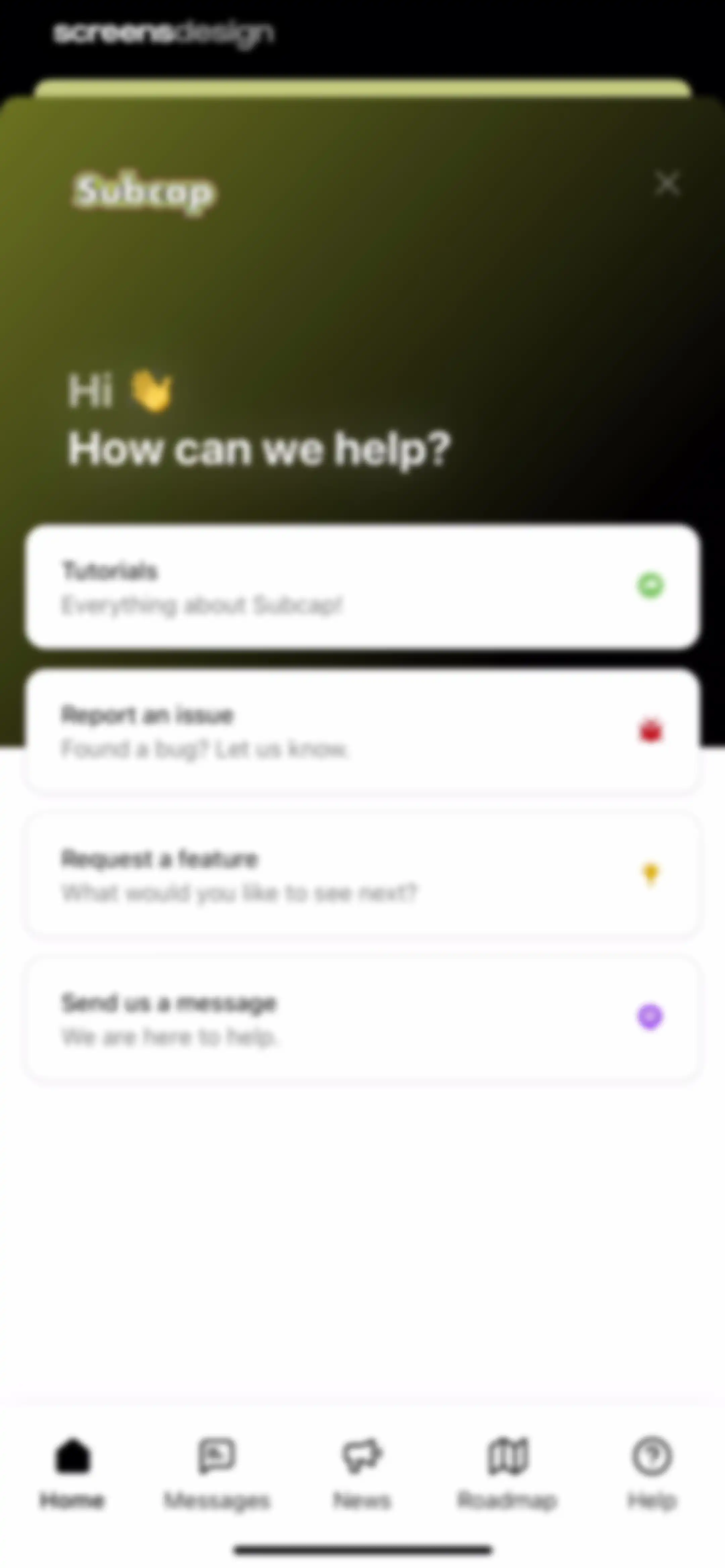 Subcap: Captions AI, Subtitles screen 52