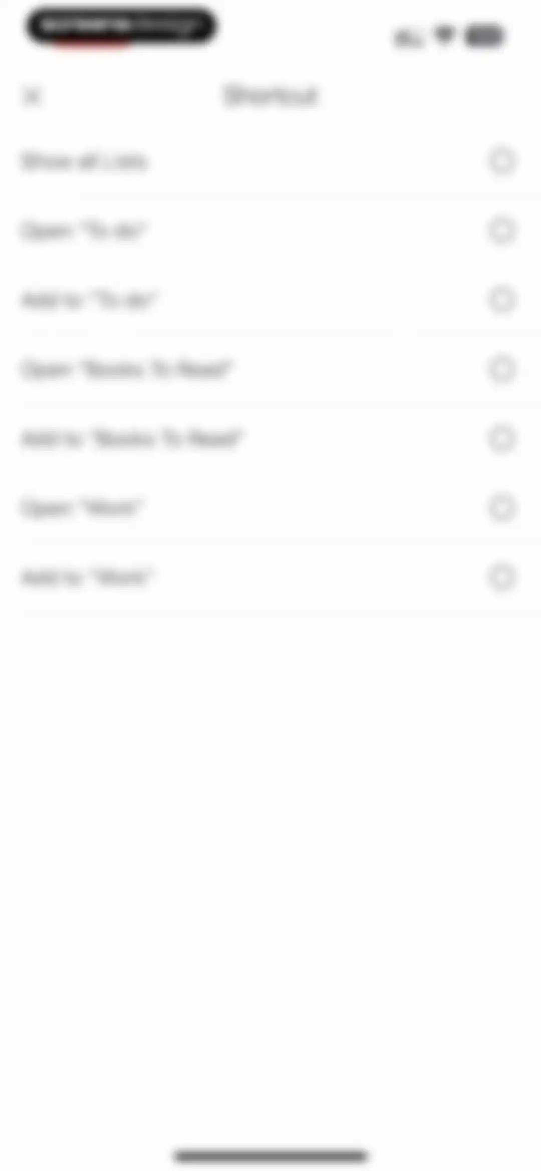To Do List MinimaList & Widget screen 115