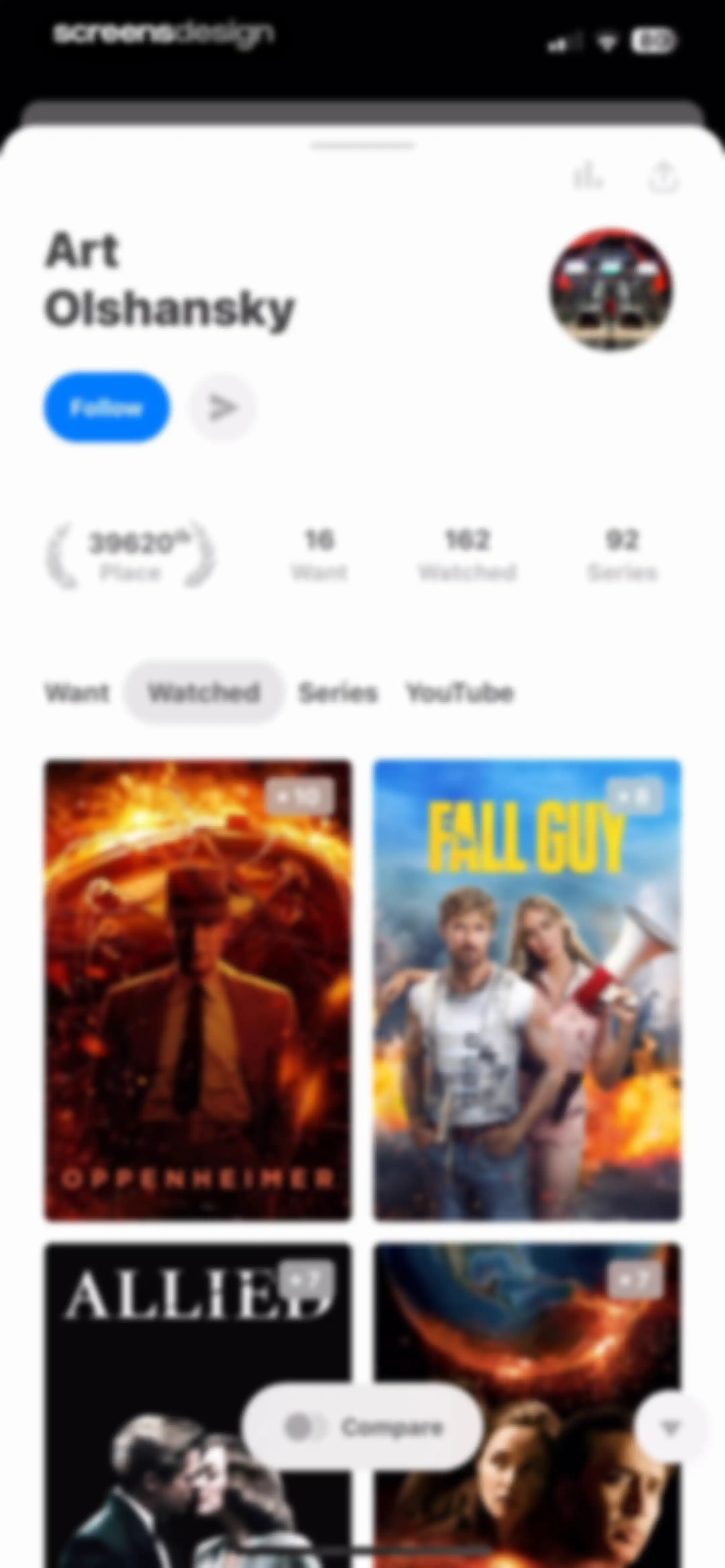 Must for Movies & TV screen 80