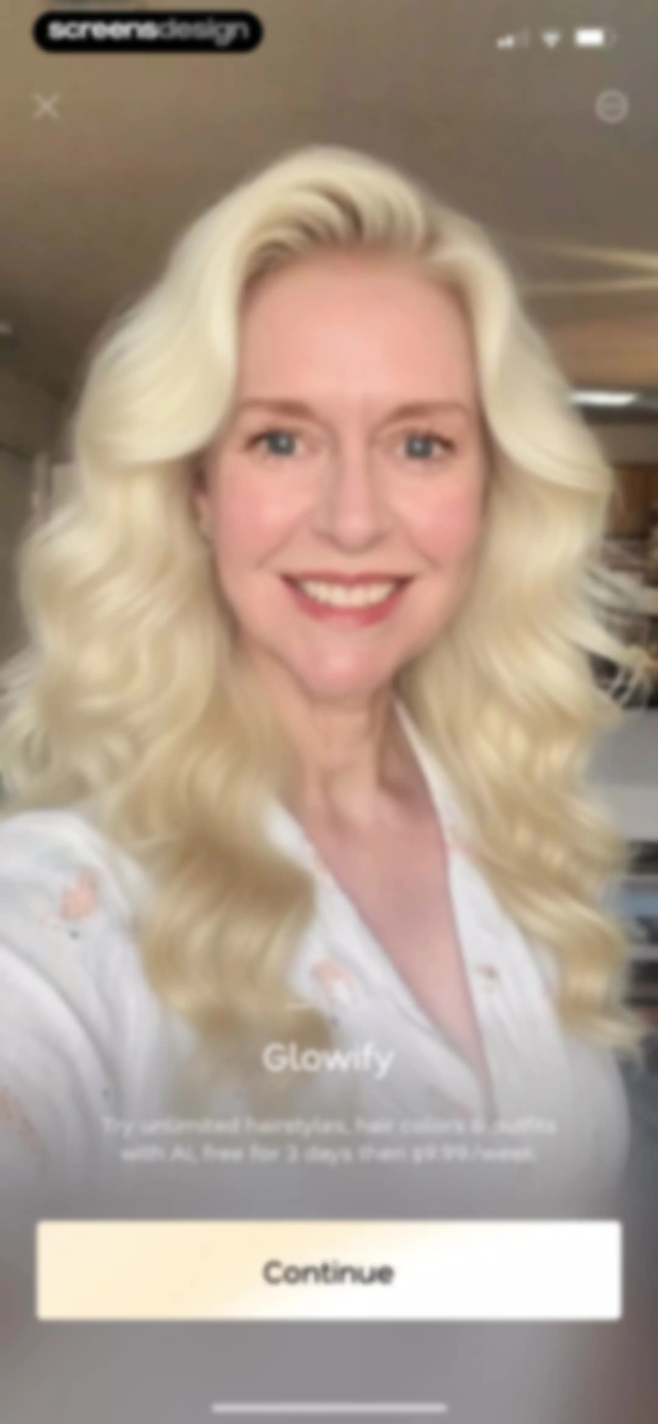 Glowify - AI Hairstyle Try On screen 3
