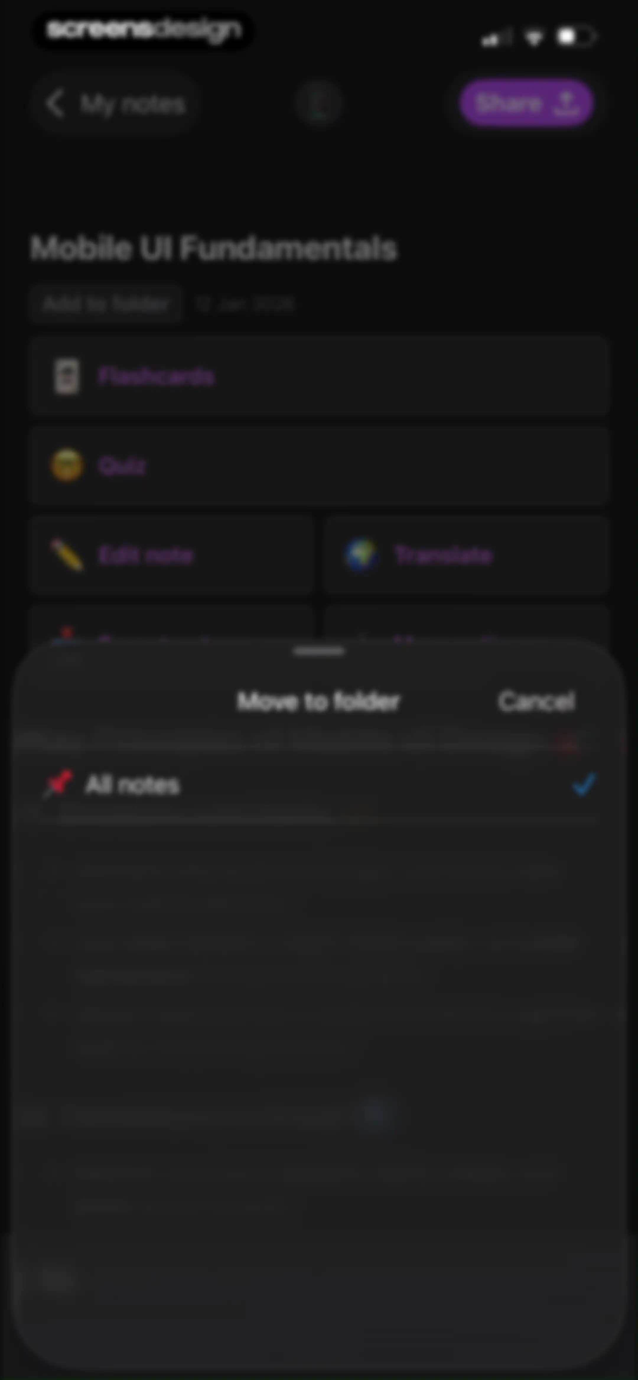 Kiwi AI - Notetaker screen 22