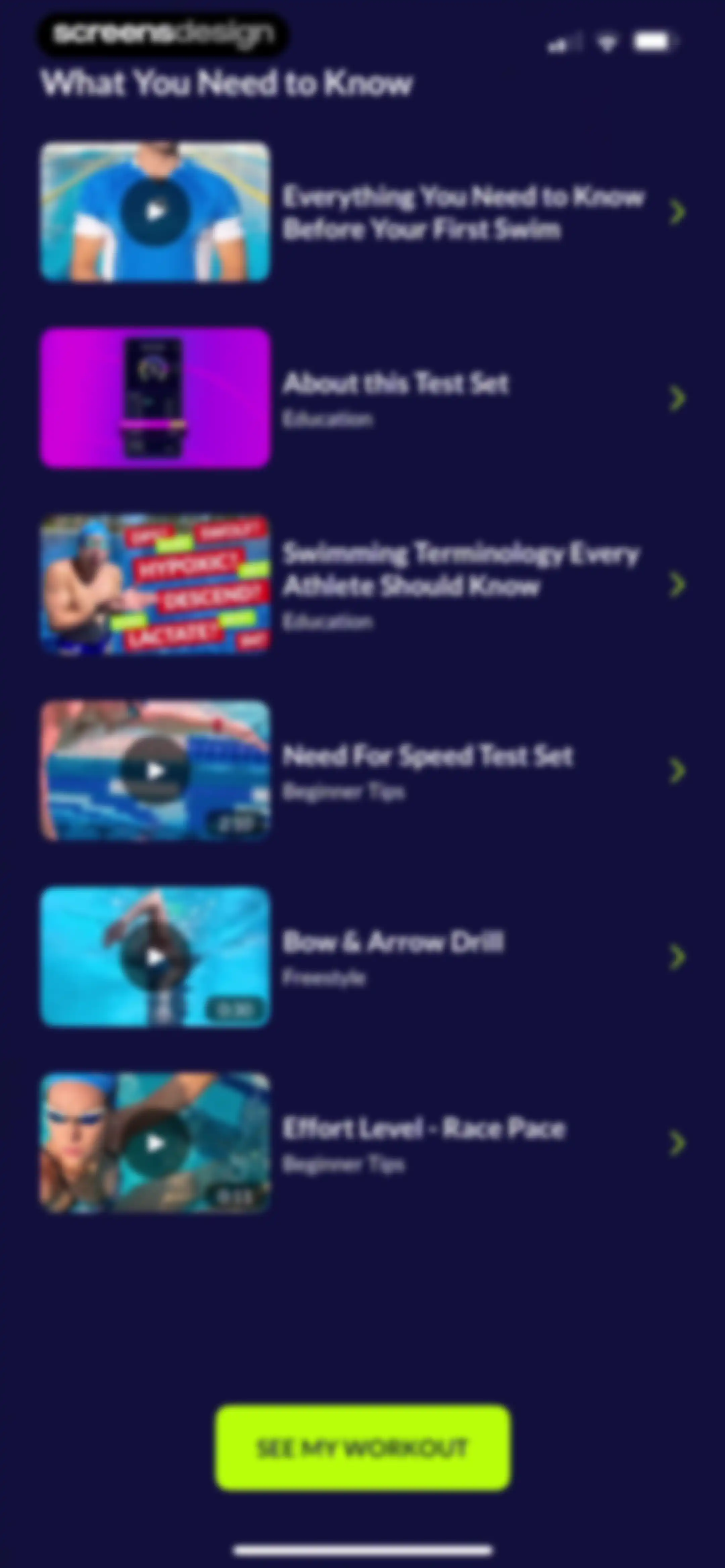 MySwimPro: #1 Swim Workout App screen 52