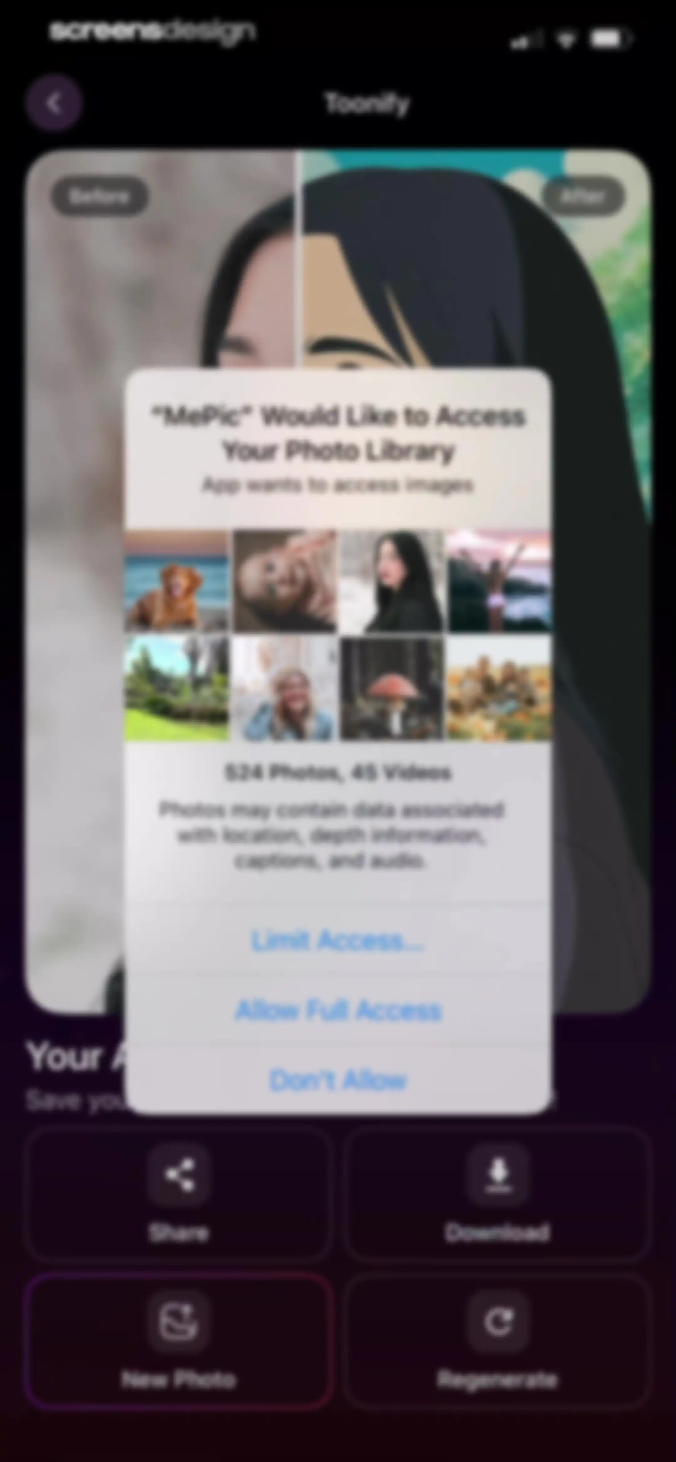 MePic－AI Photo Video Generator screen 28