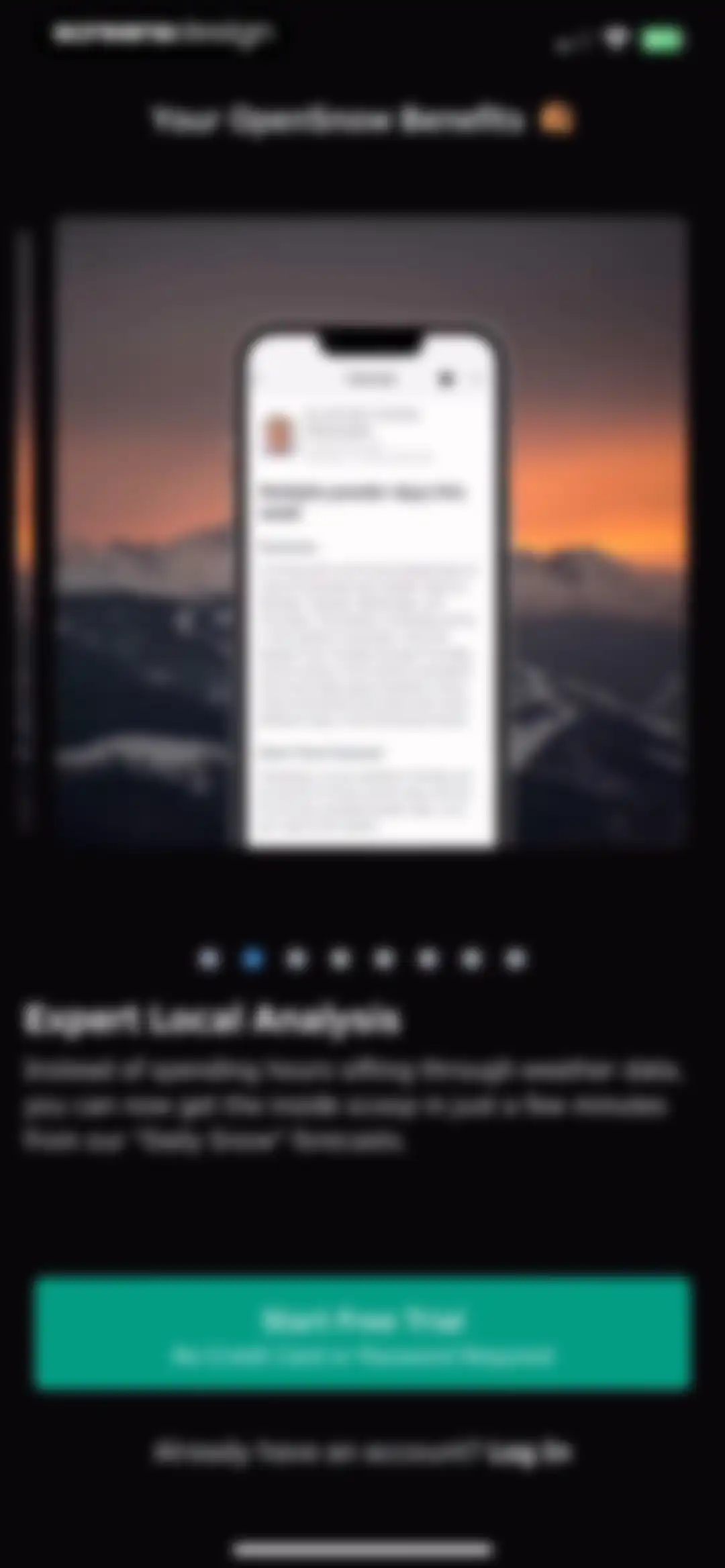 OpenSnow screen 4